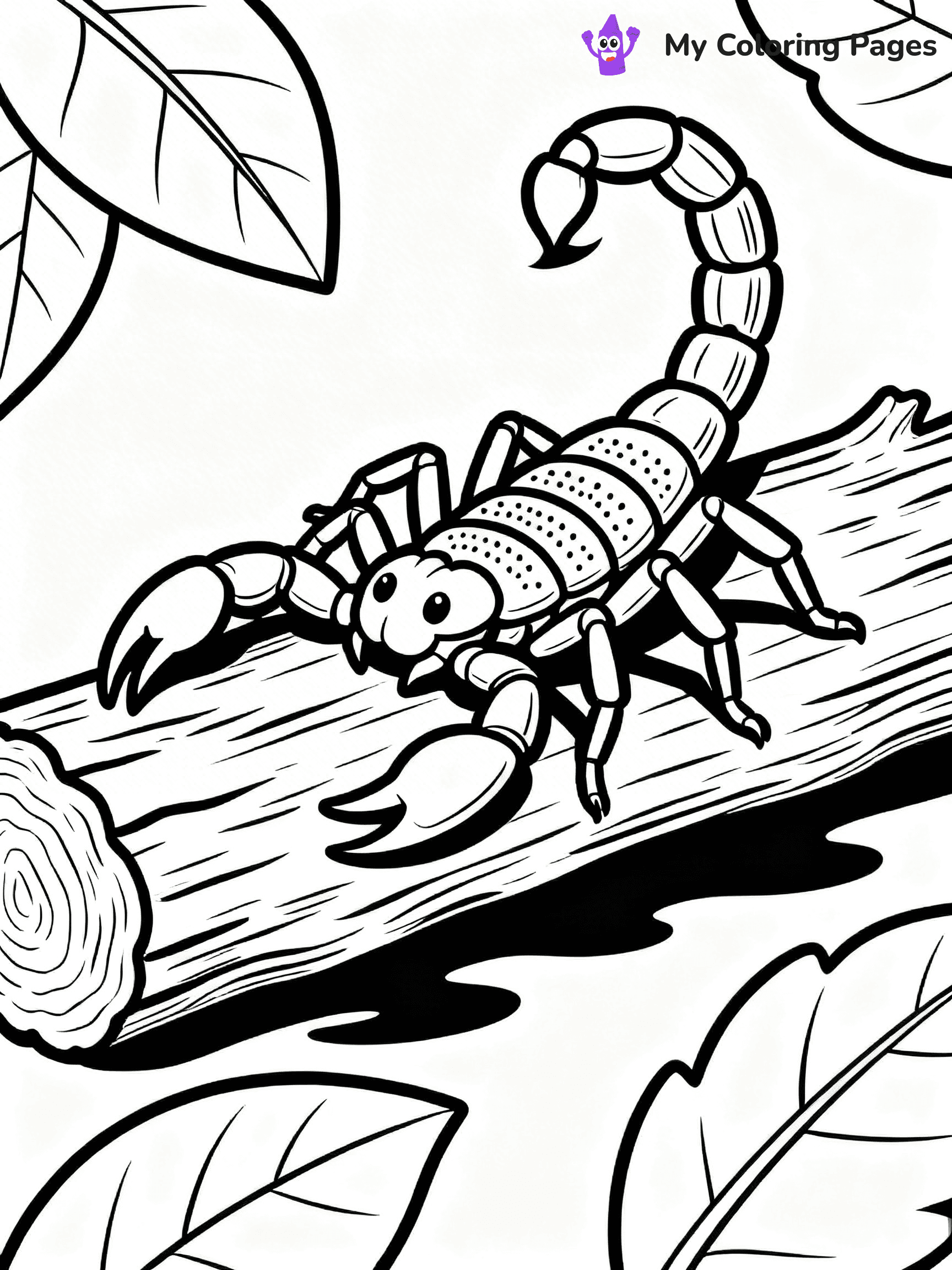 Scorpion Coloring Pages - 35