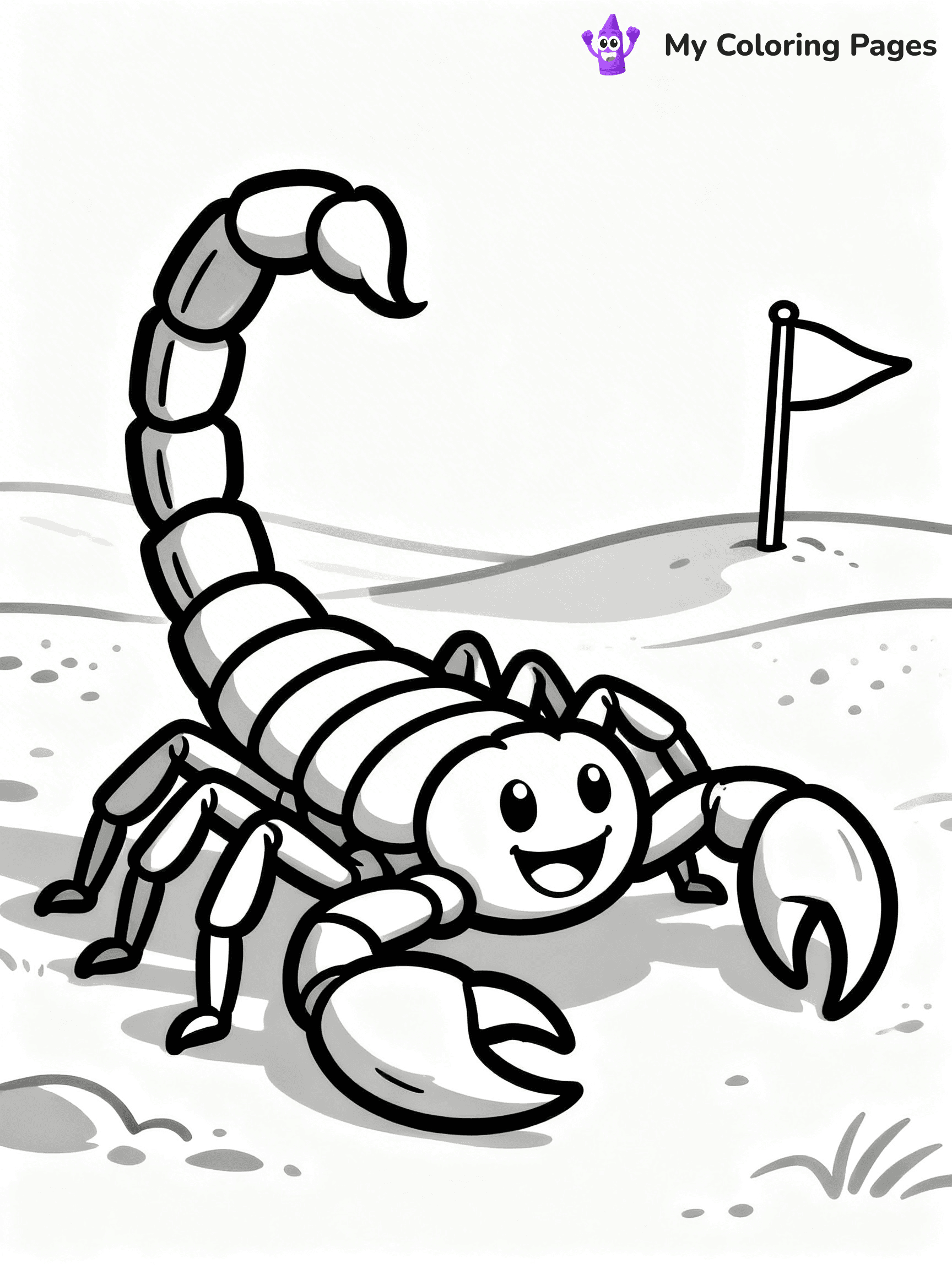 Scorpion Coloring Pages - 26