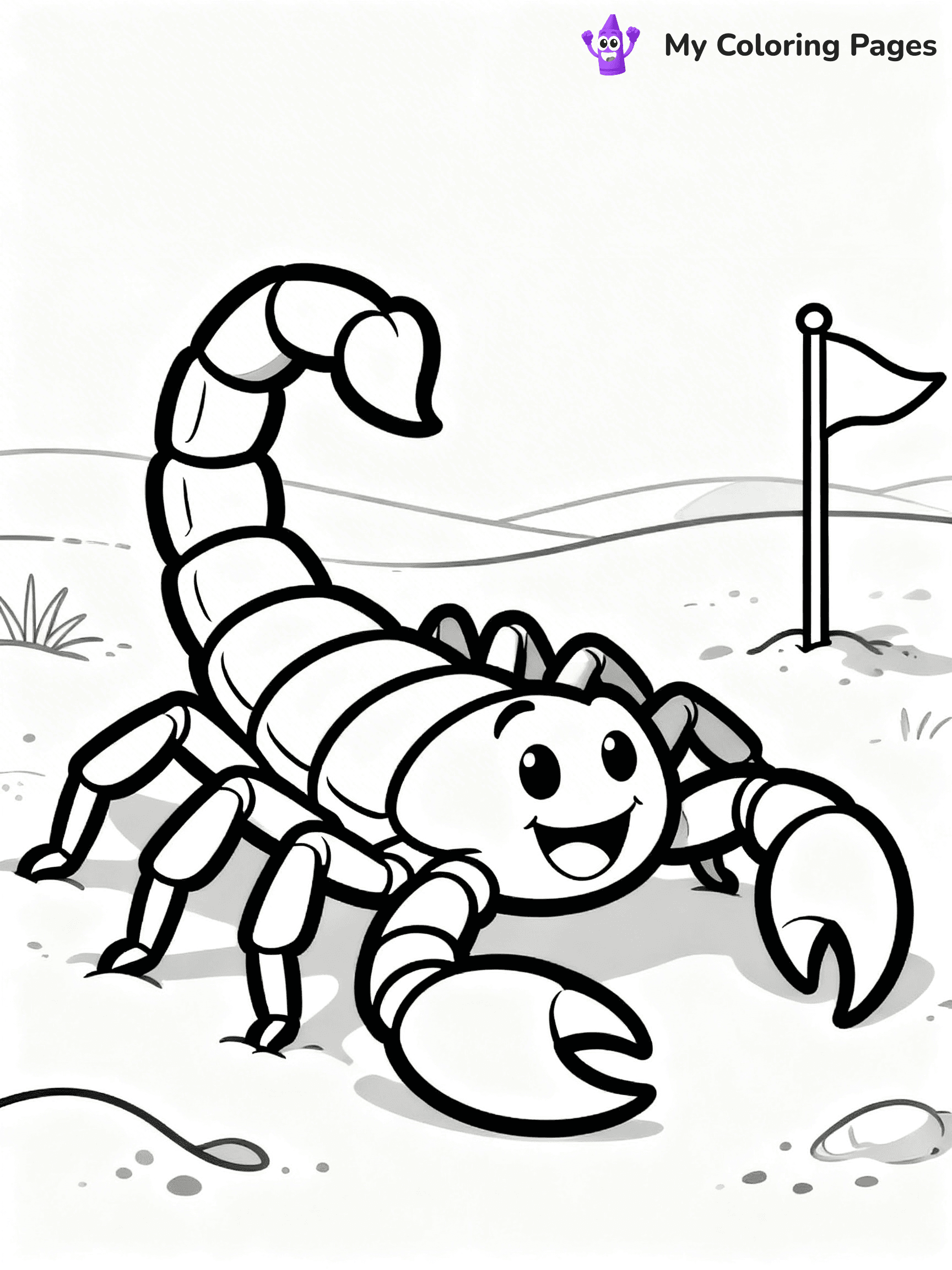 Scorpion Coloring Pages - 25