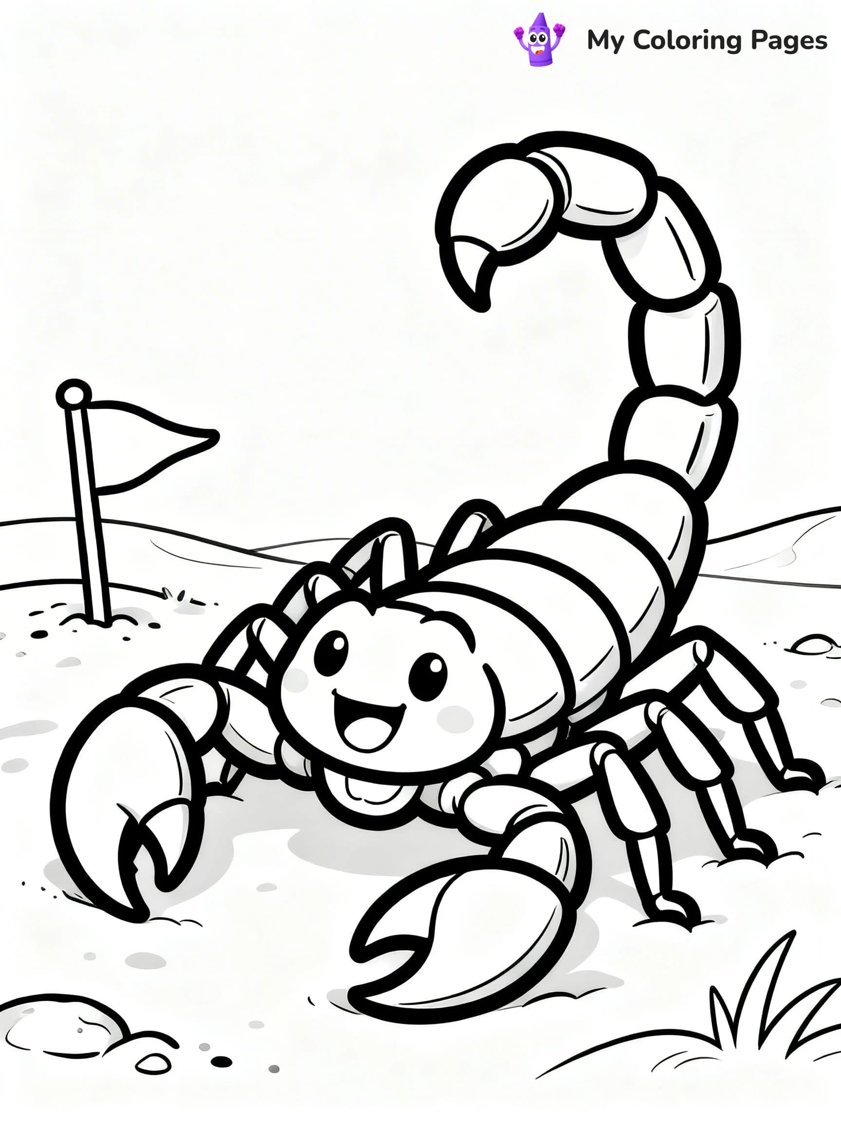 Scorpion Coloring Pages - 24