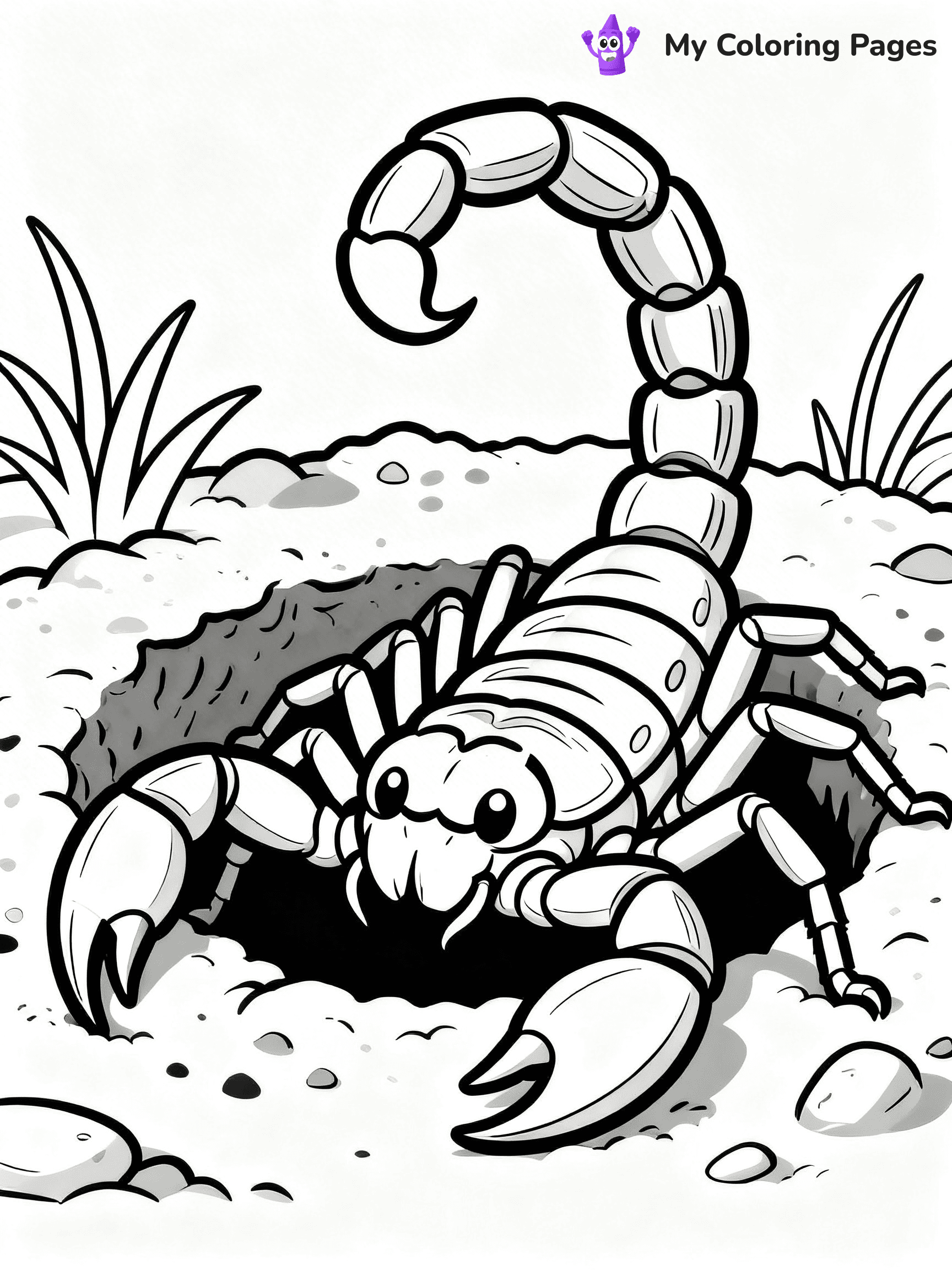 Scorpion Coloring Pages - 22