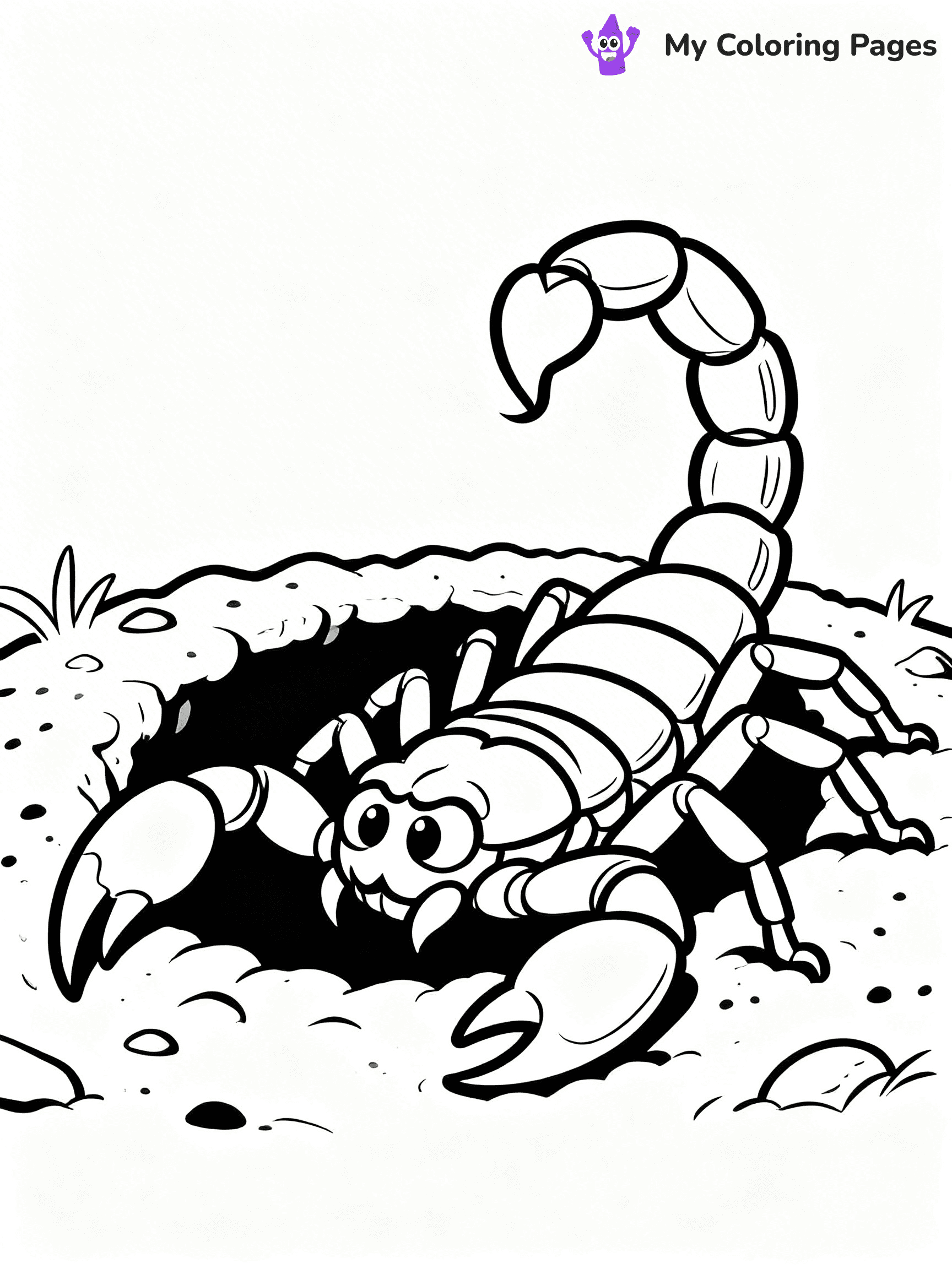 Scorpion Coloring Pages - 21