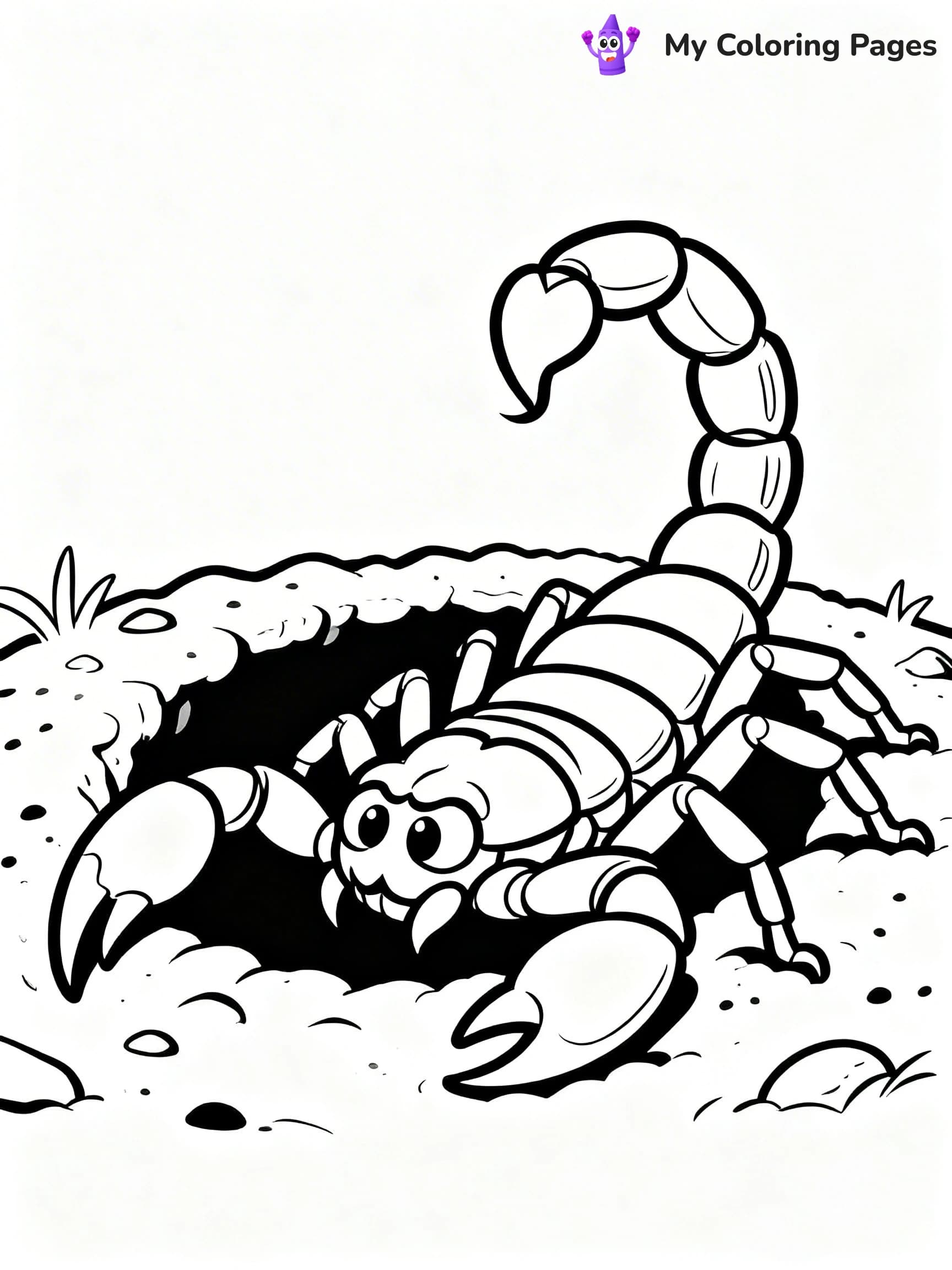 Scorpion Coloring Pages - 21