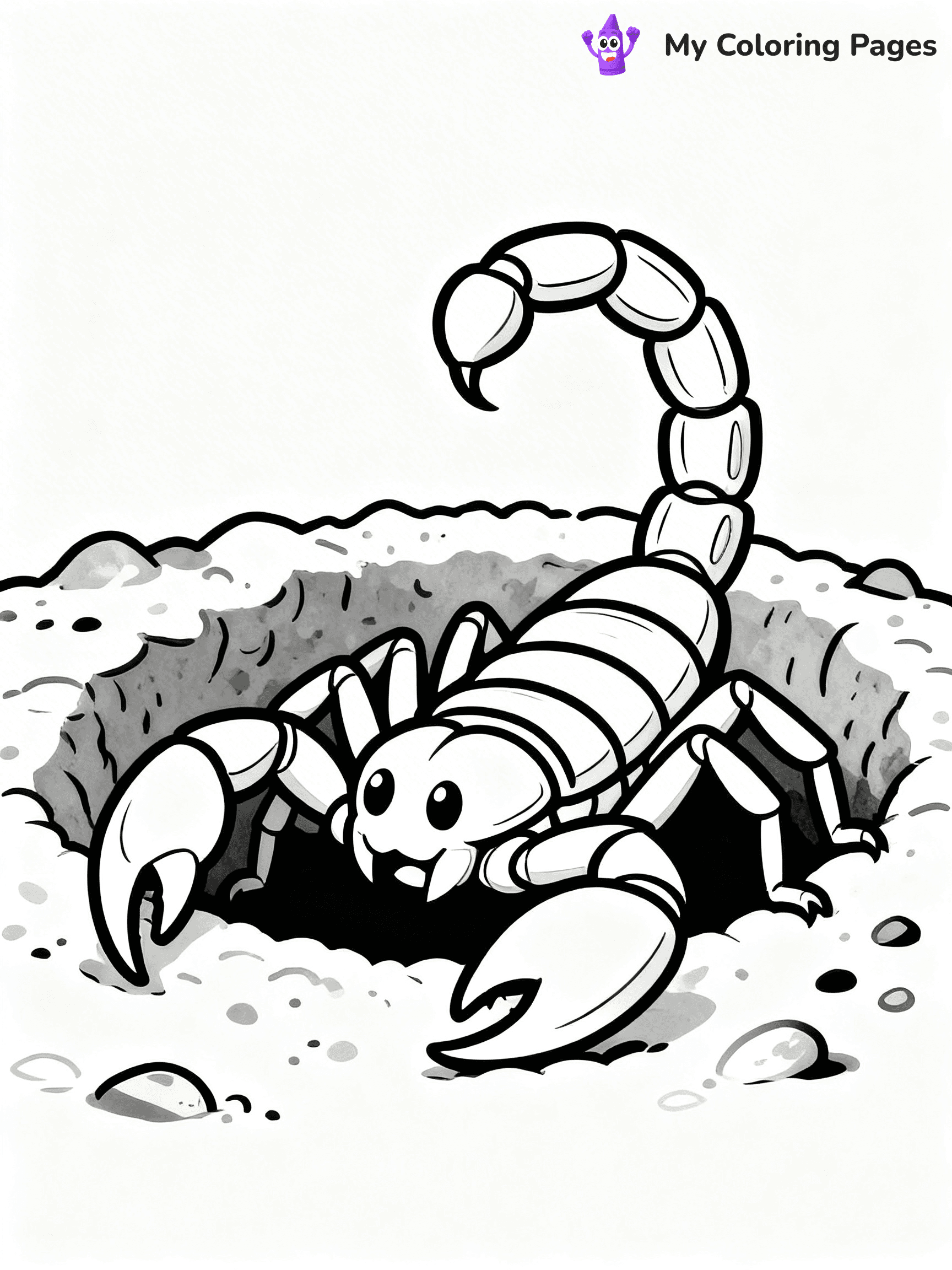 Scorpion Coloring Pages - 20