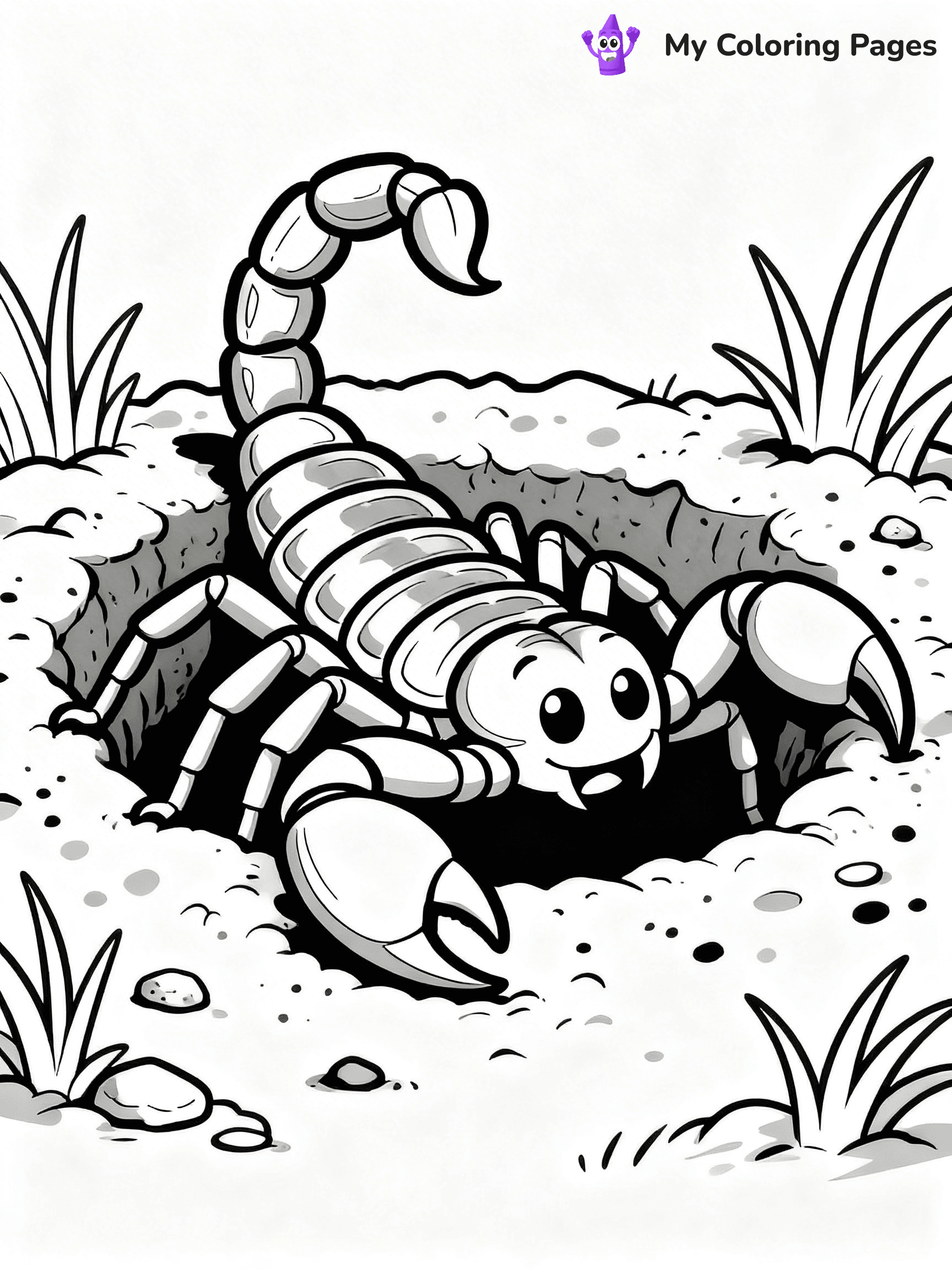 Scorpion Coloring Pages - 19