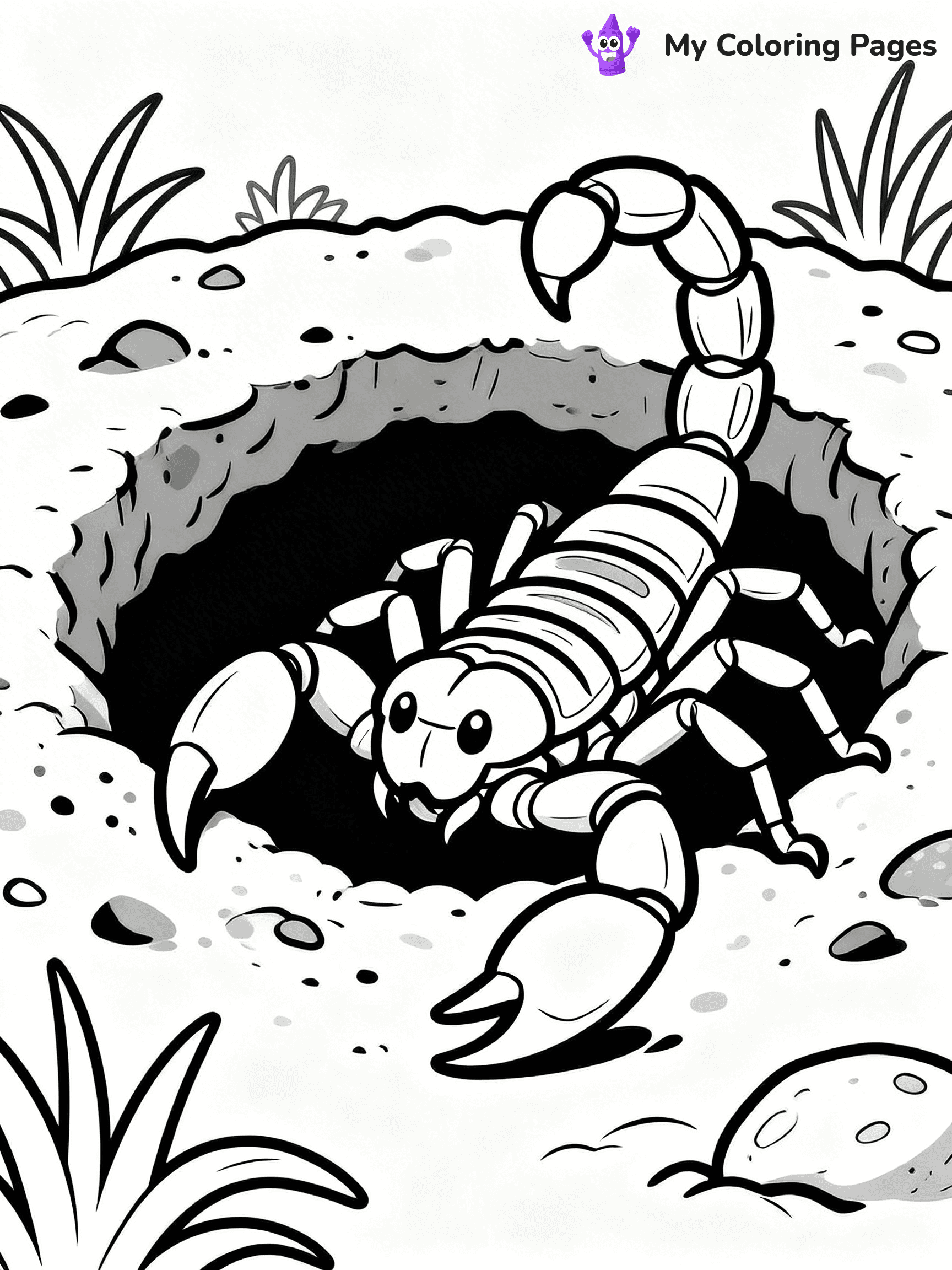 Scorpion Coloring Pages - 17