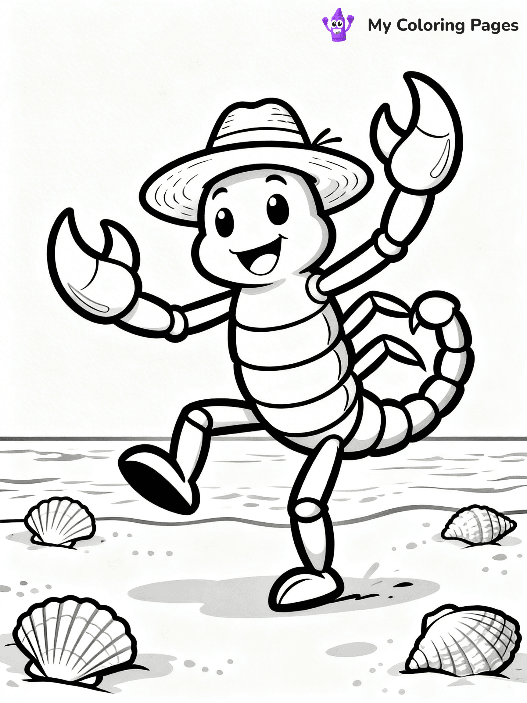 Scorpion Coloring Pages - 13