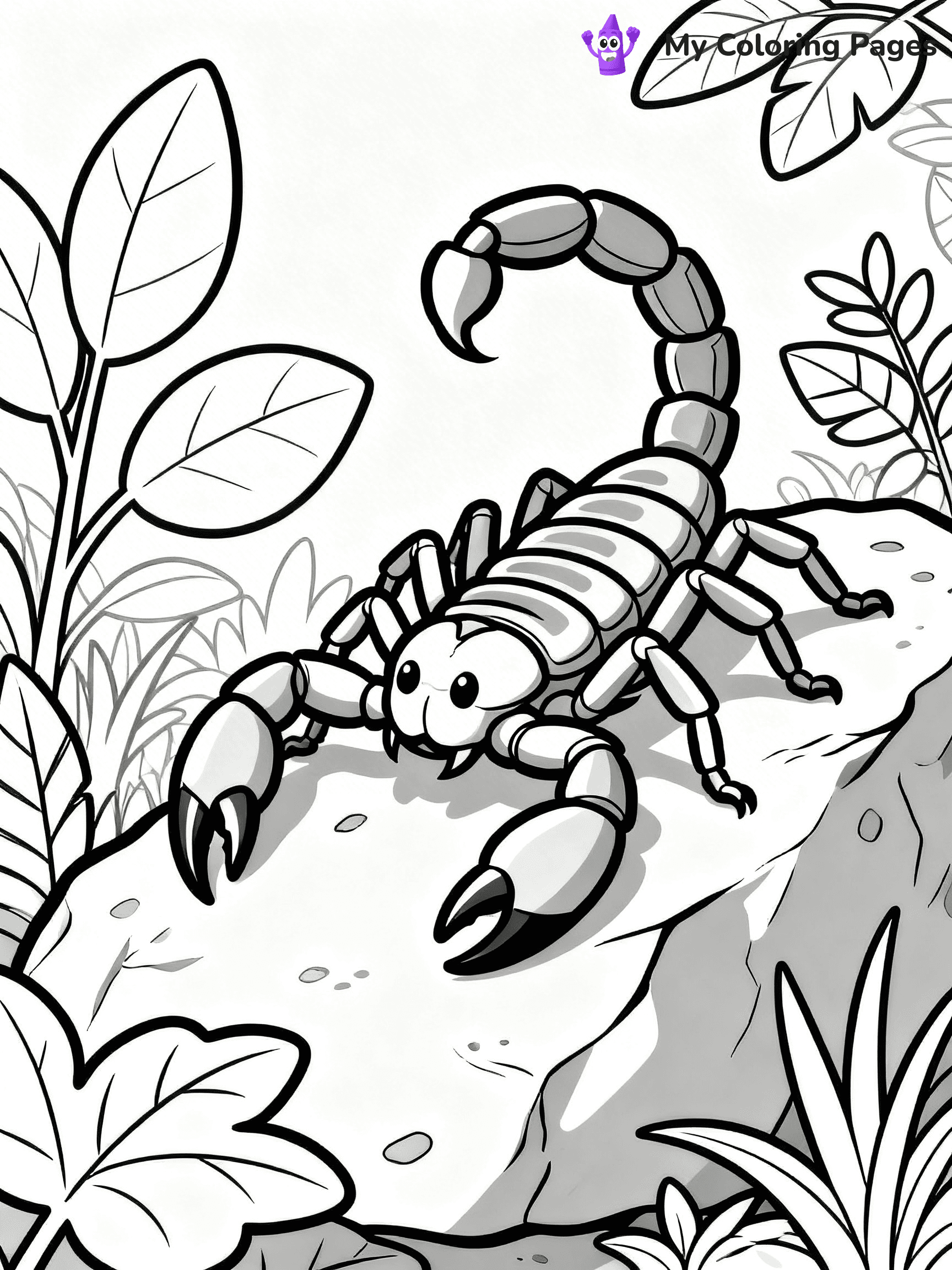Scorpion Coloring Pages - 12