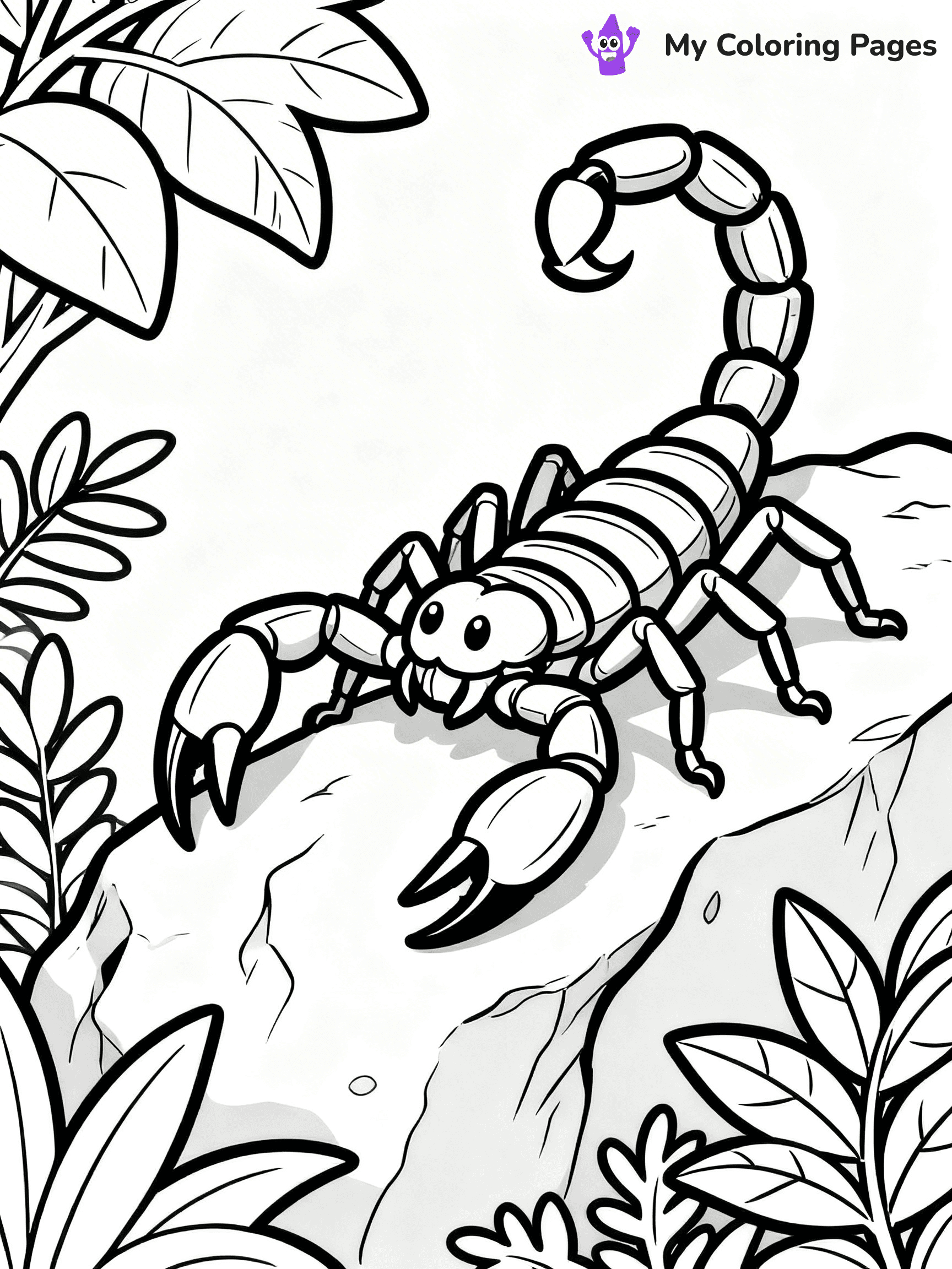 Scorpion Coloring Pages - 11