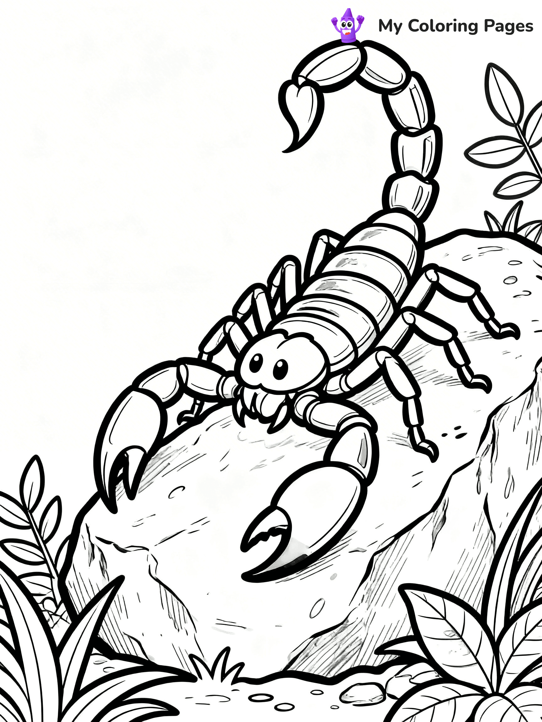 Scorpion Coloring Pages - 10