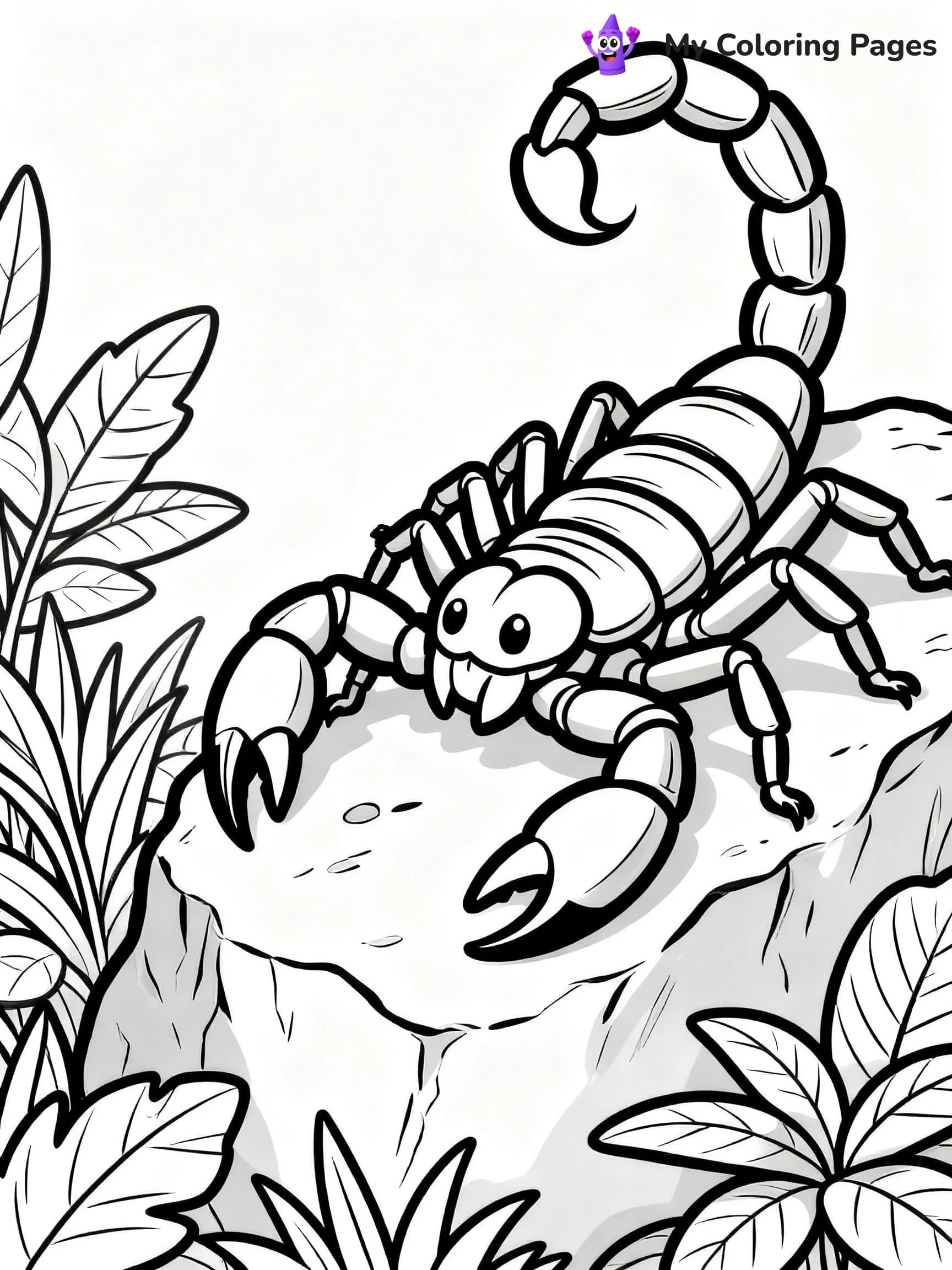 Scorpion Coloring Pages - 9