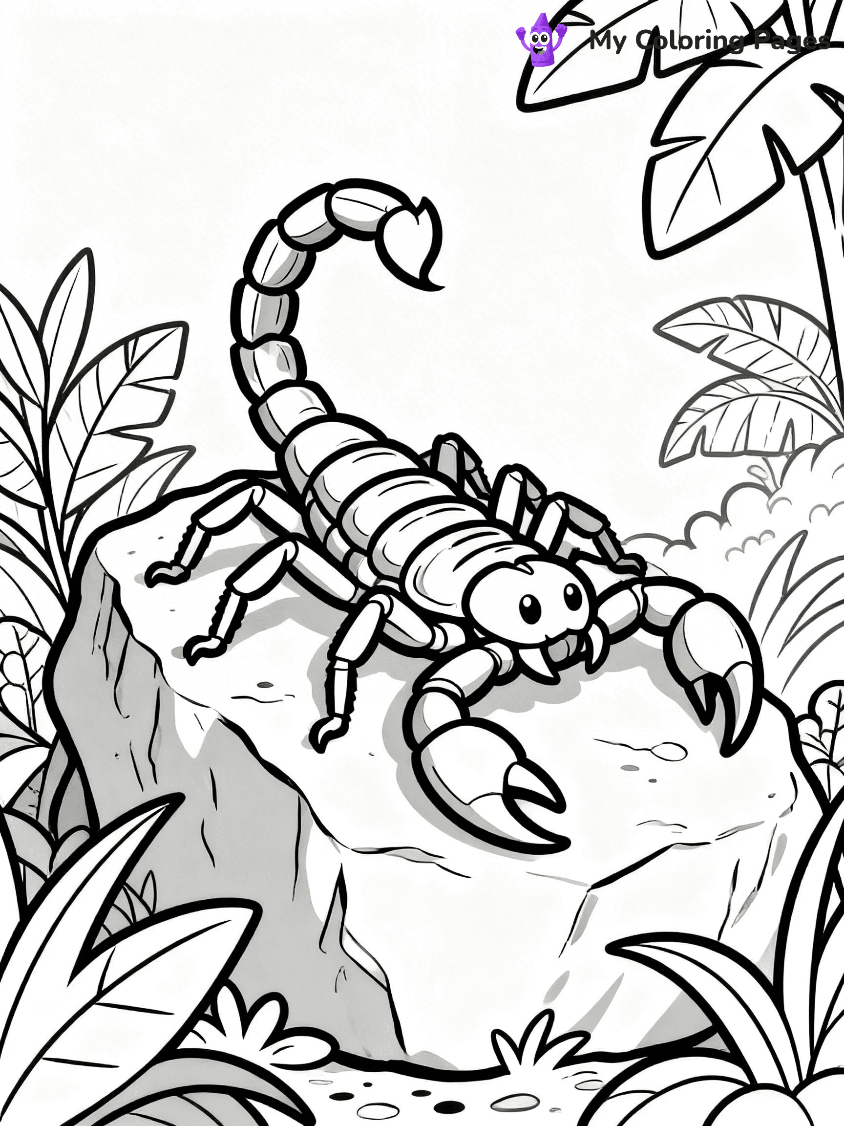 Scorpion Coloring Pages - 8