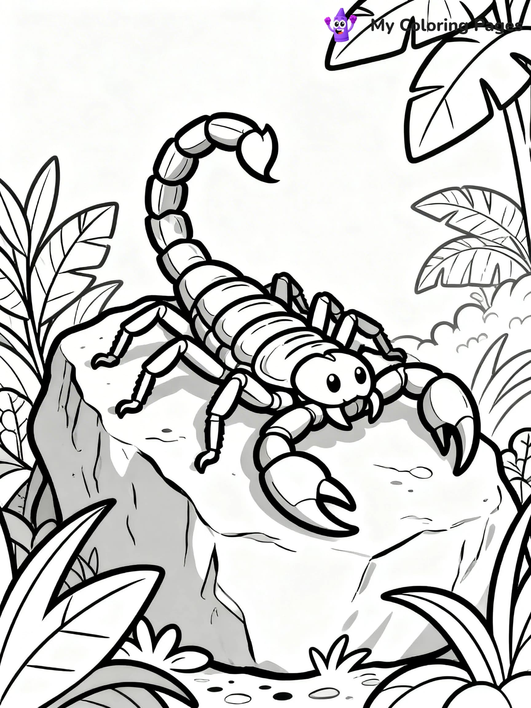 Scorpion Coloring Pages - 8