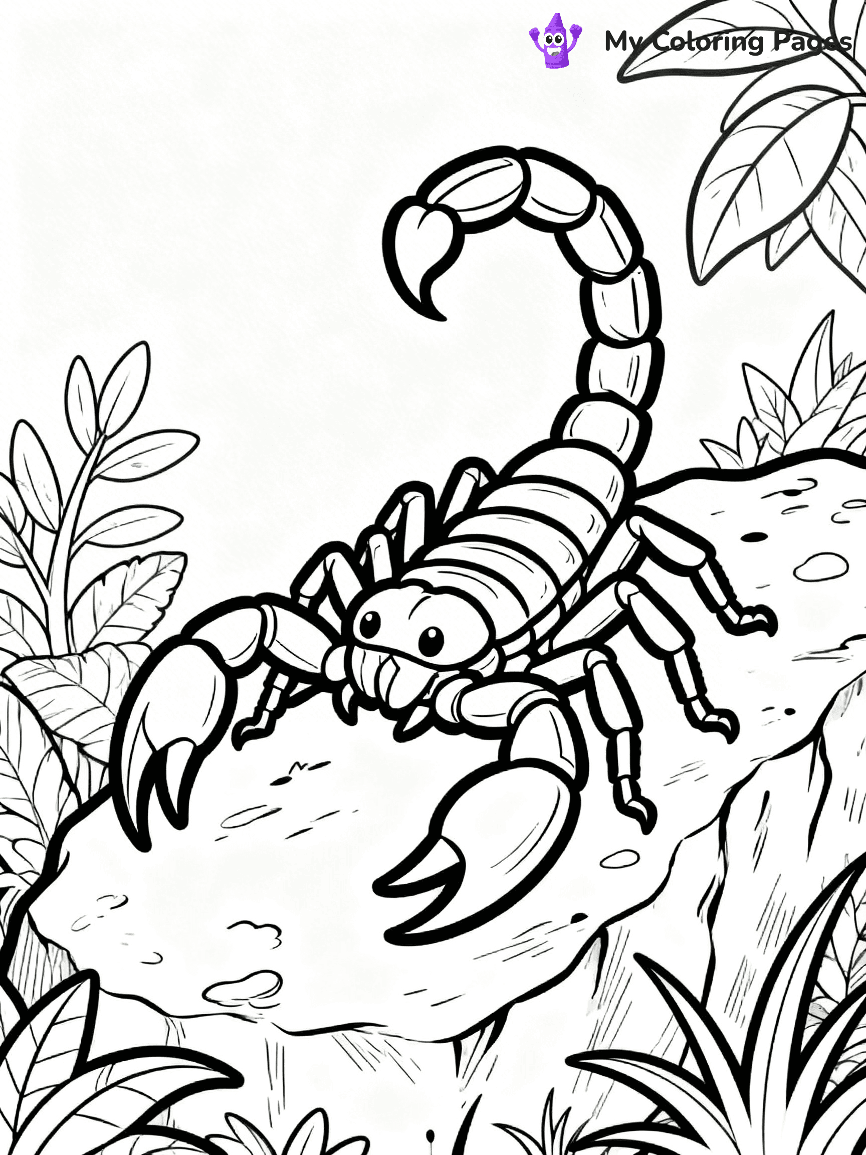 Scorpion Coloring Pages - 7