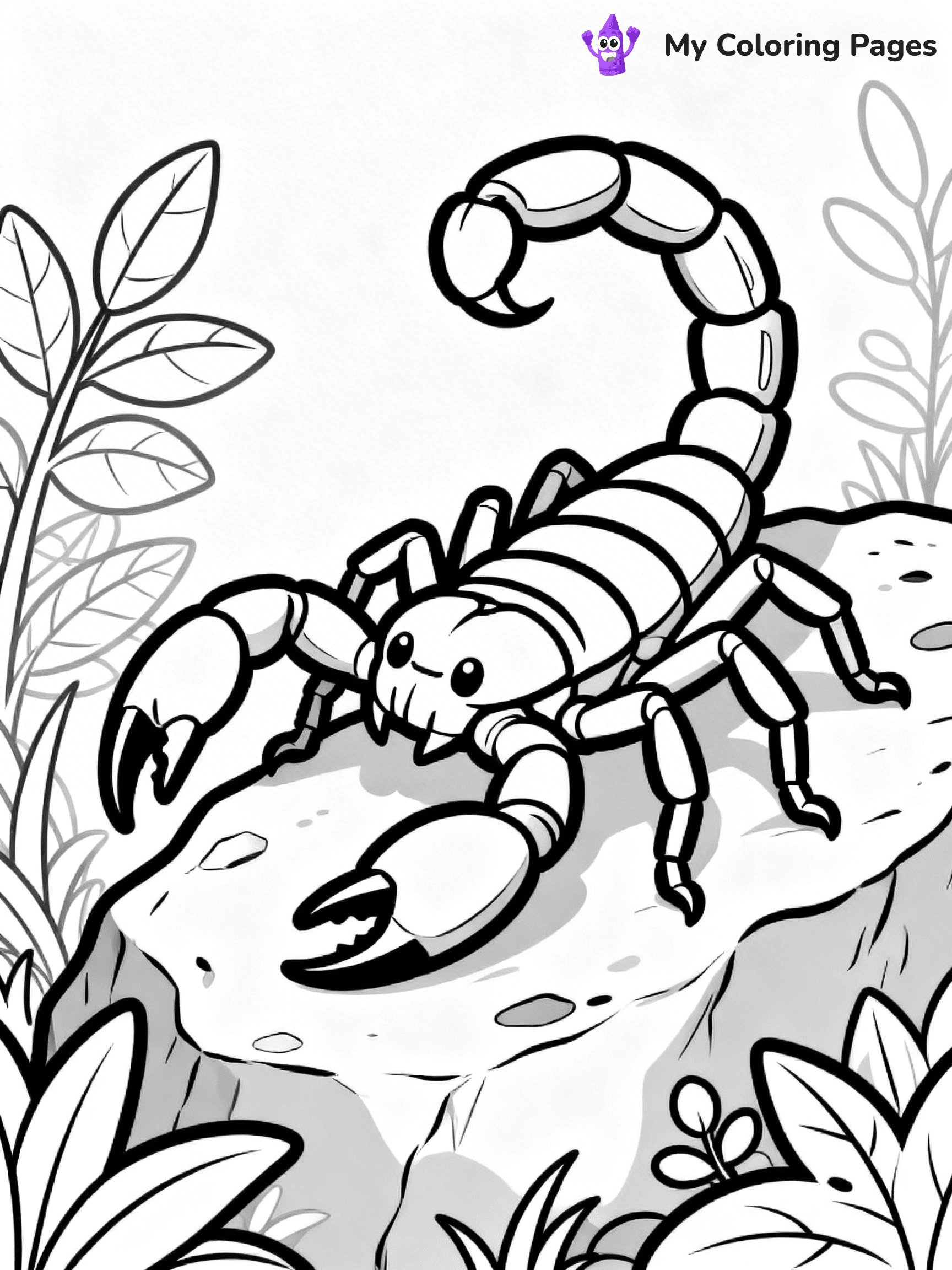 Scorpion Coloring Pages - 6