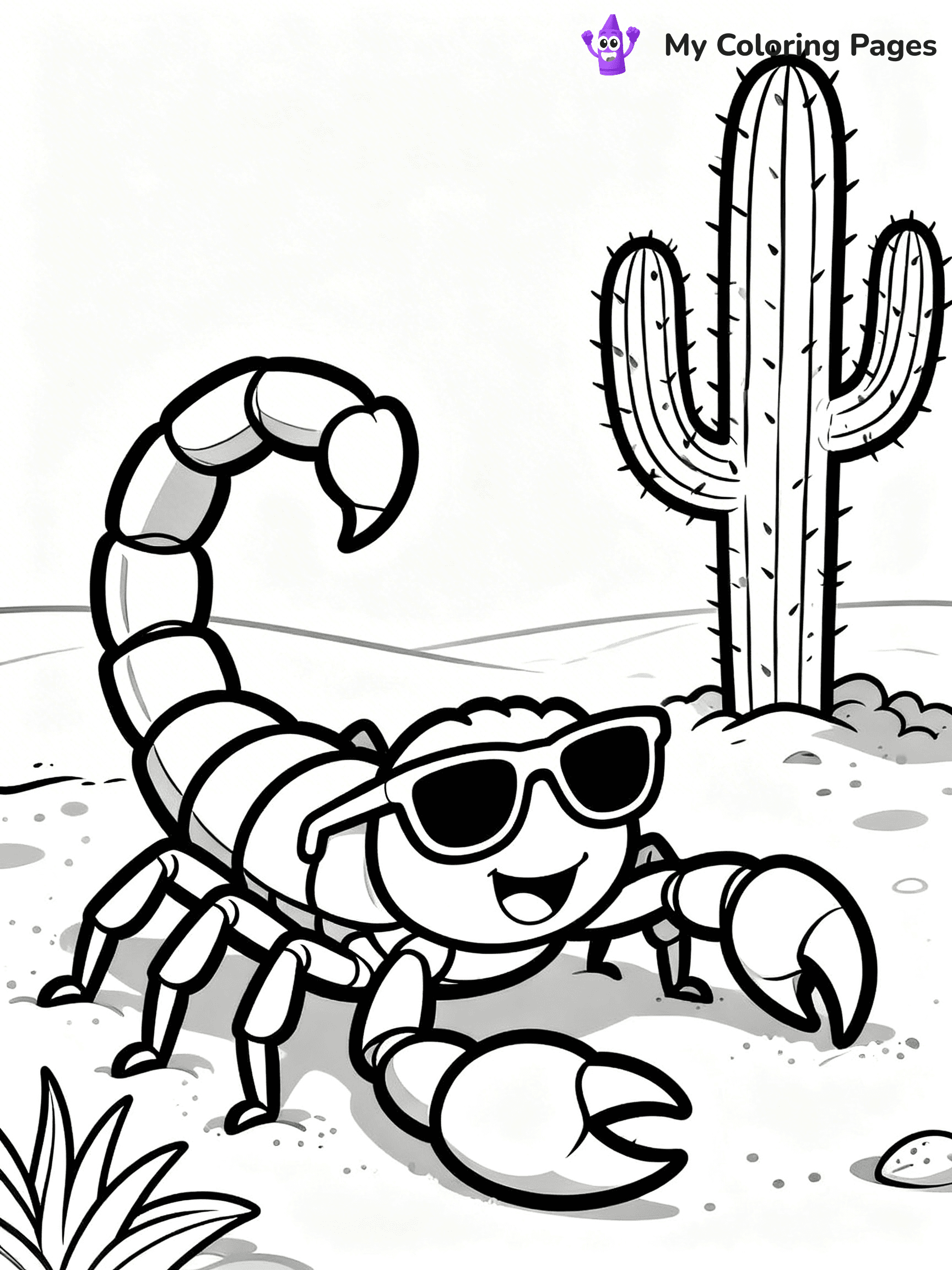 Scorpion Coloring Pages - 5
