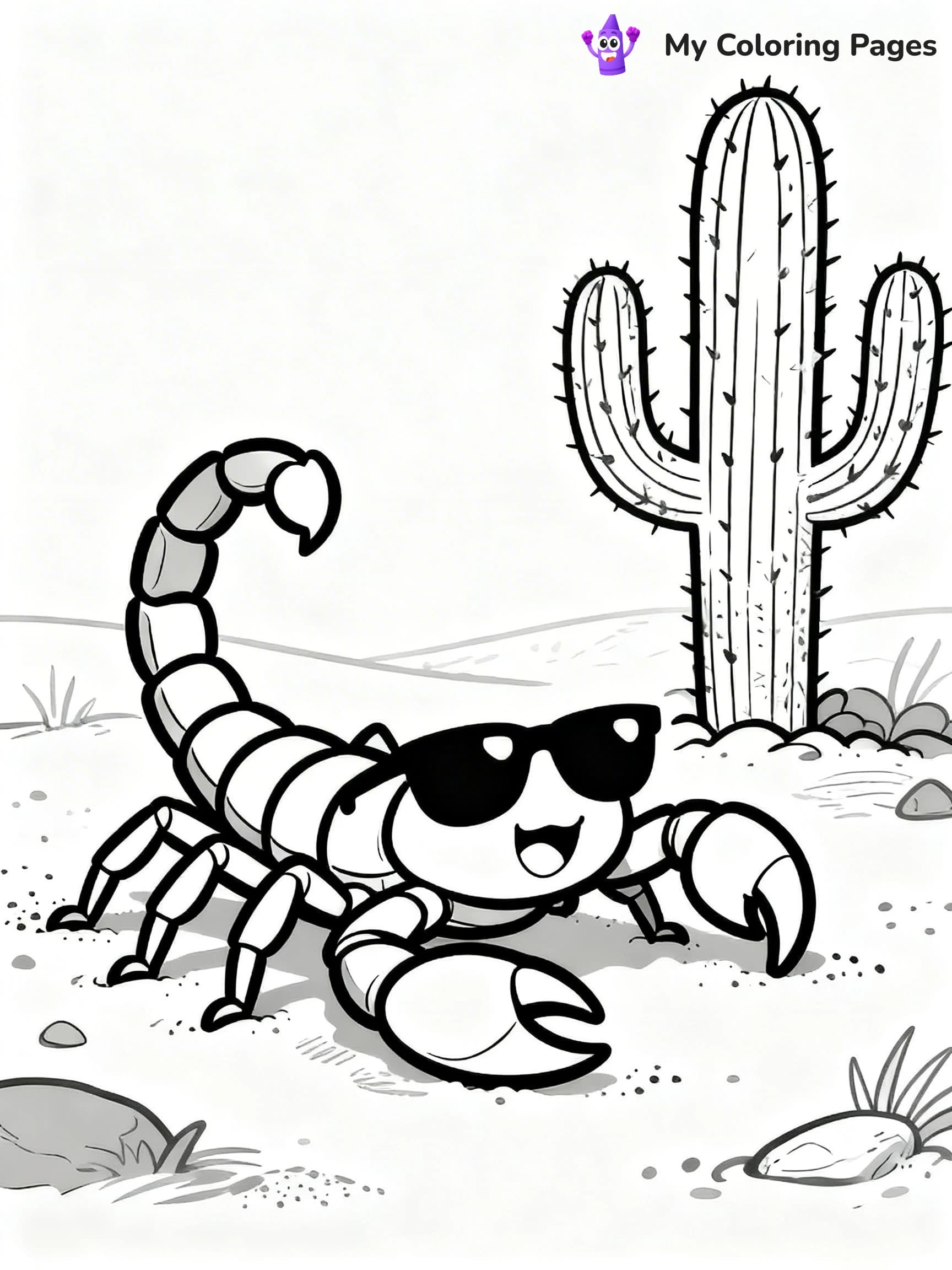 Scorpion Coloring Pages - 4