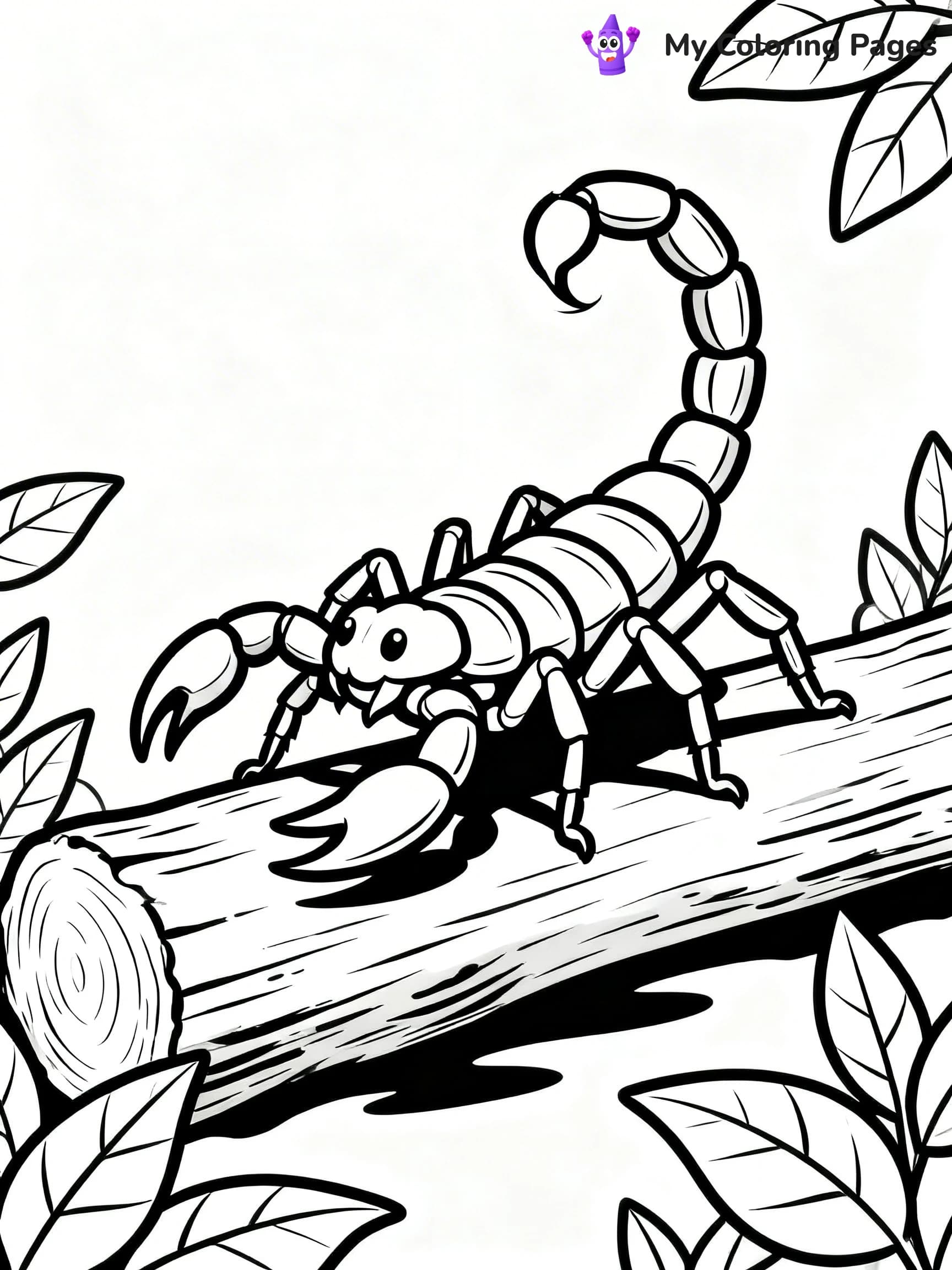 Scorpion Coloring Pages - 2