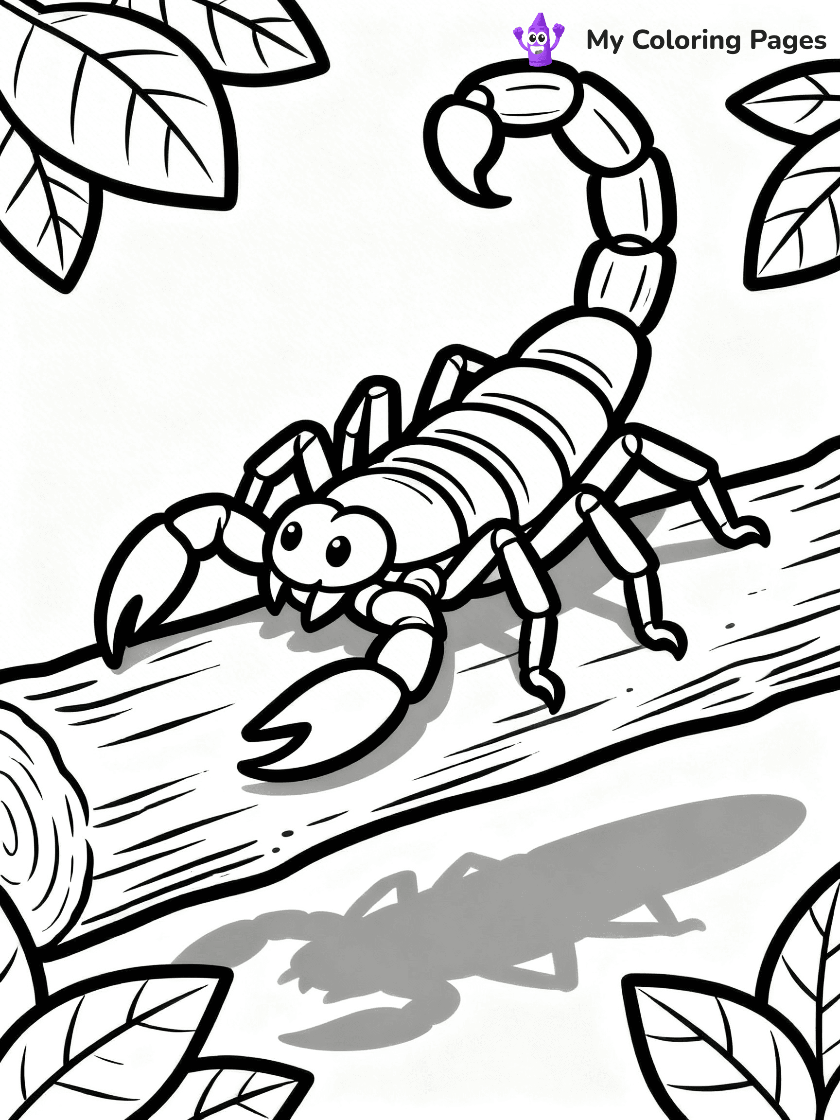 Scorpion Coloring Pages - 1