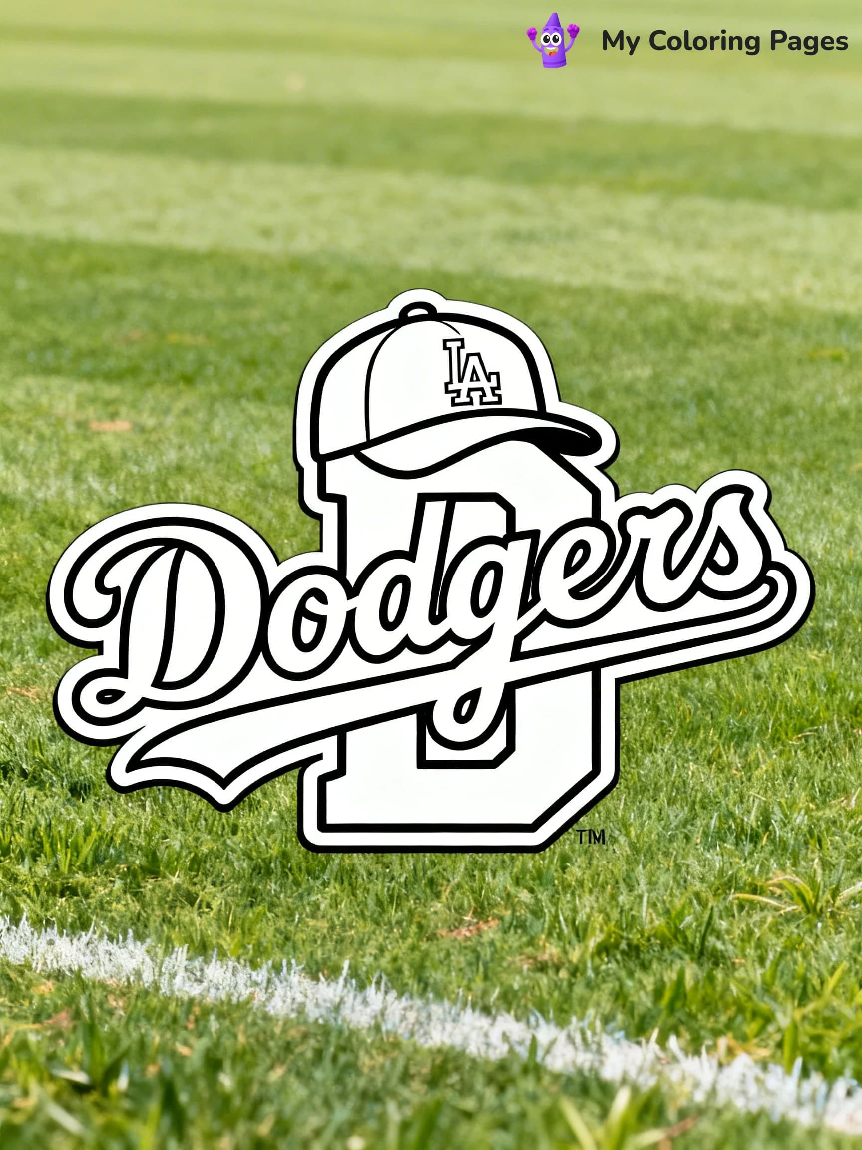 Dodgers Logo Coloring Pages - 19