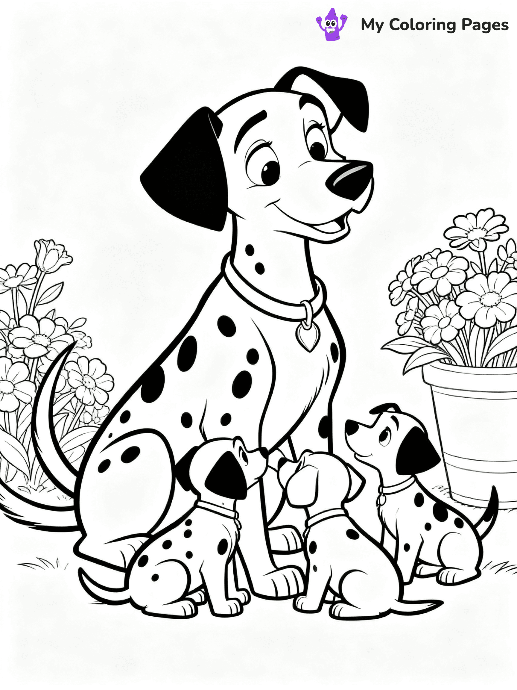 101 Dalmatians Coloring Pages - 96