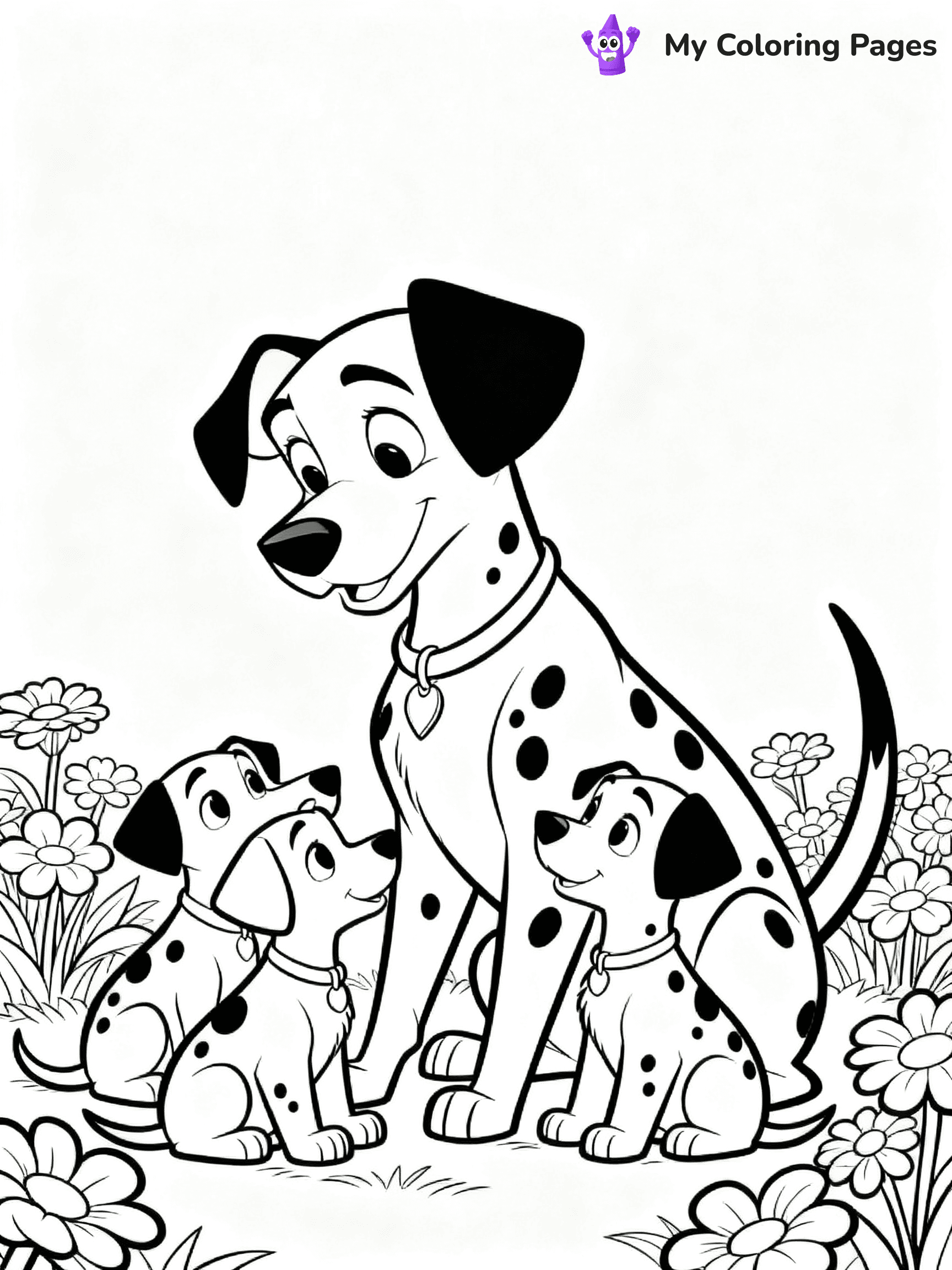 101 Dalmatians Coloring Pages - 95