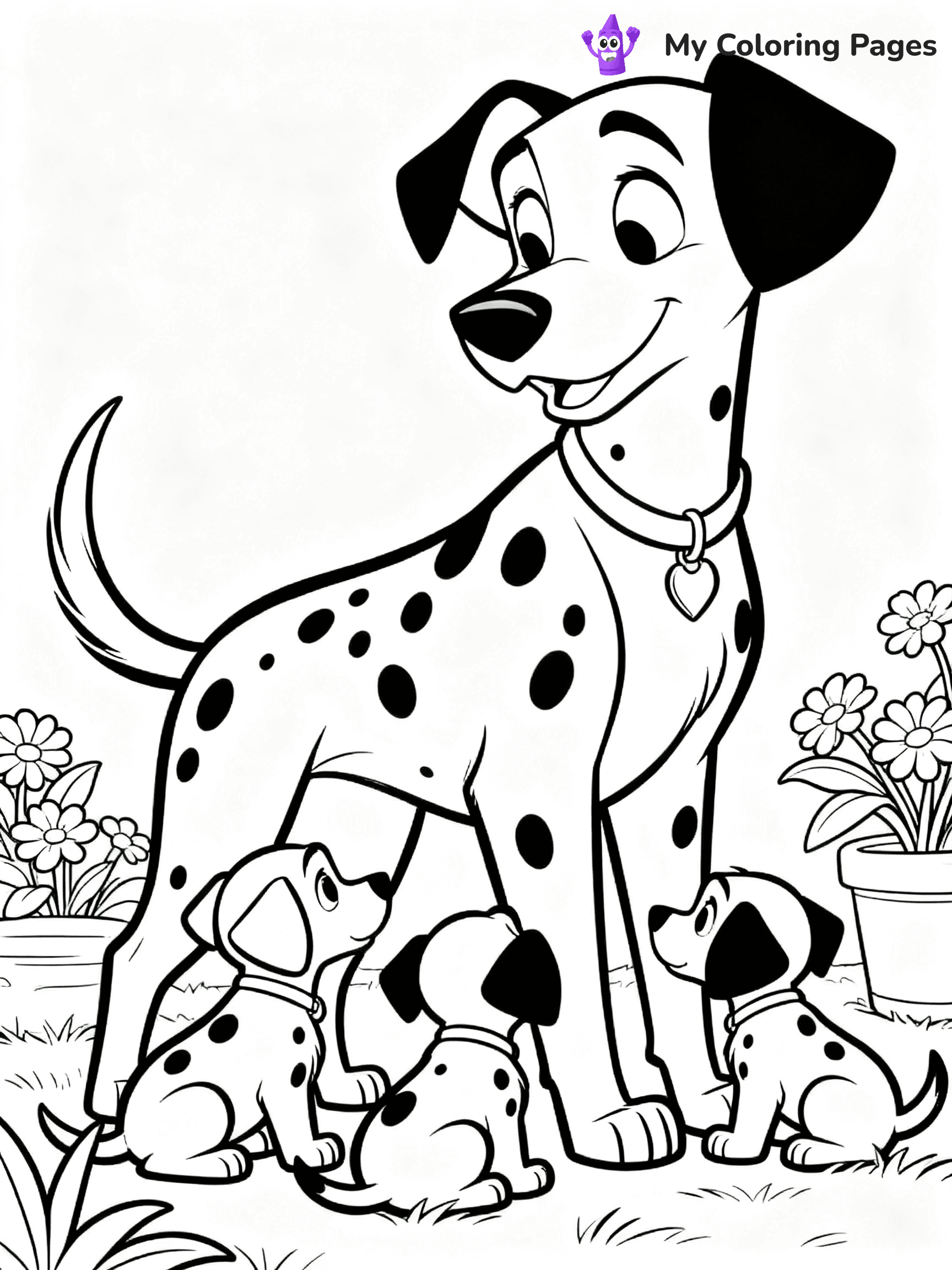 101 Dalmatians Coloring Pages - 91
