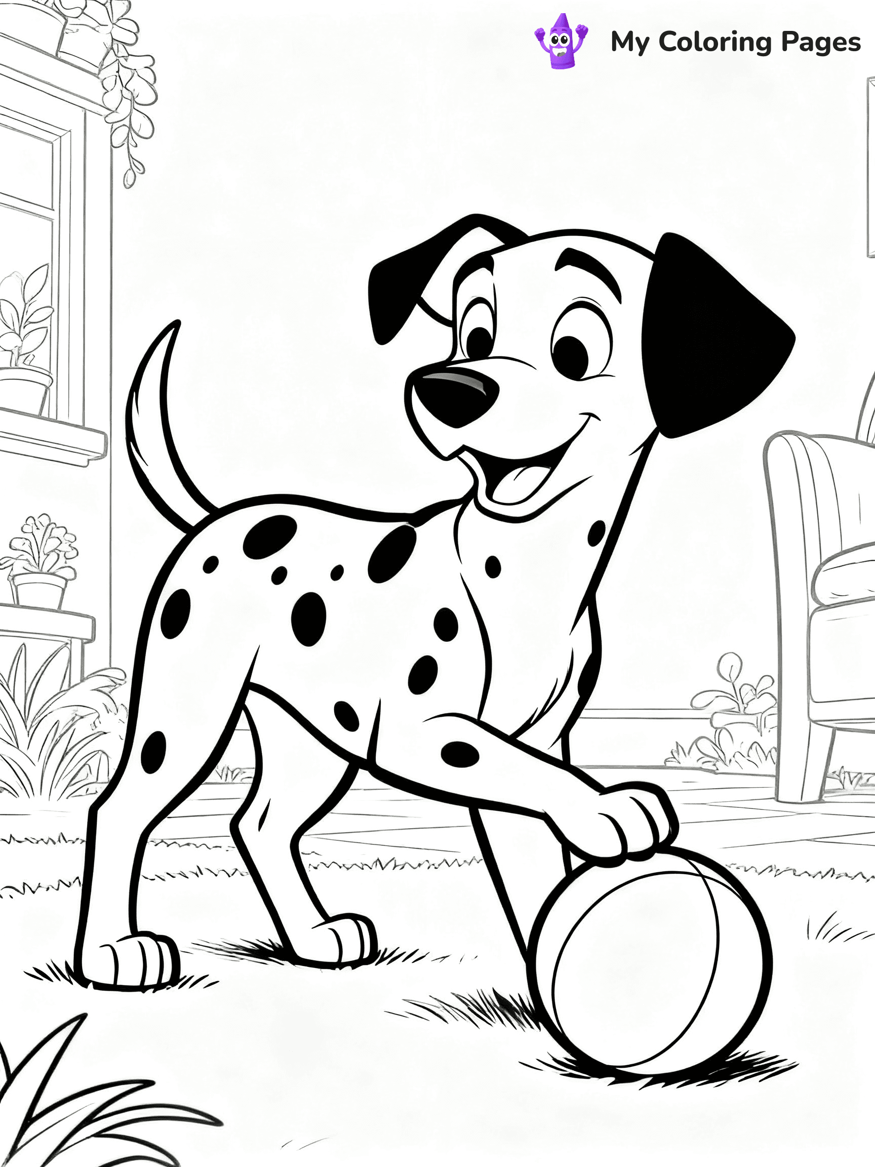 101 Dalmatians Coloring Pages - 85
