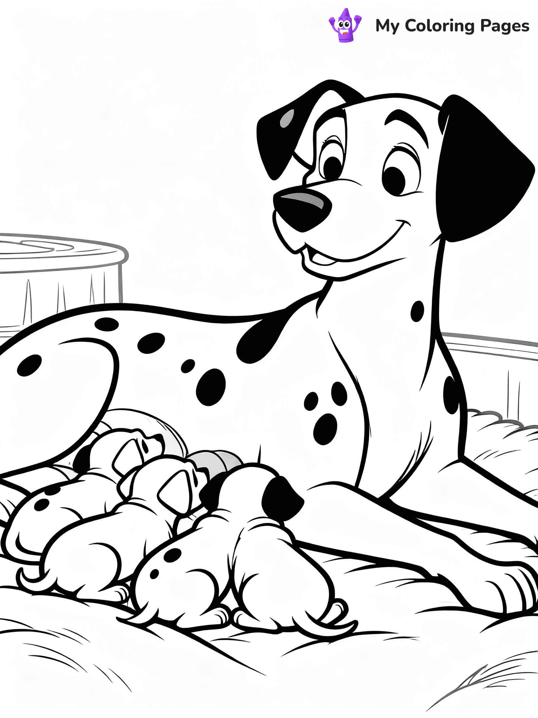101 Dalmatians Coloring Pages - 34