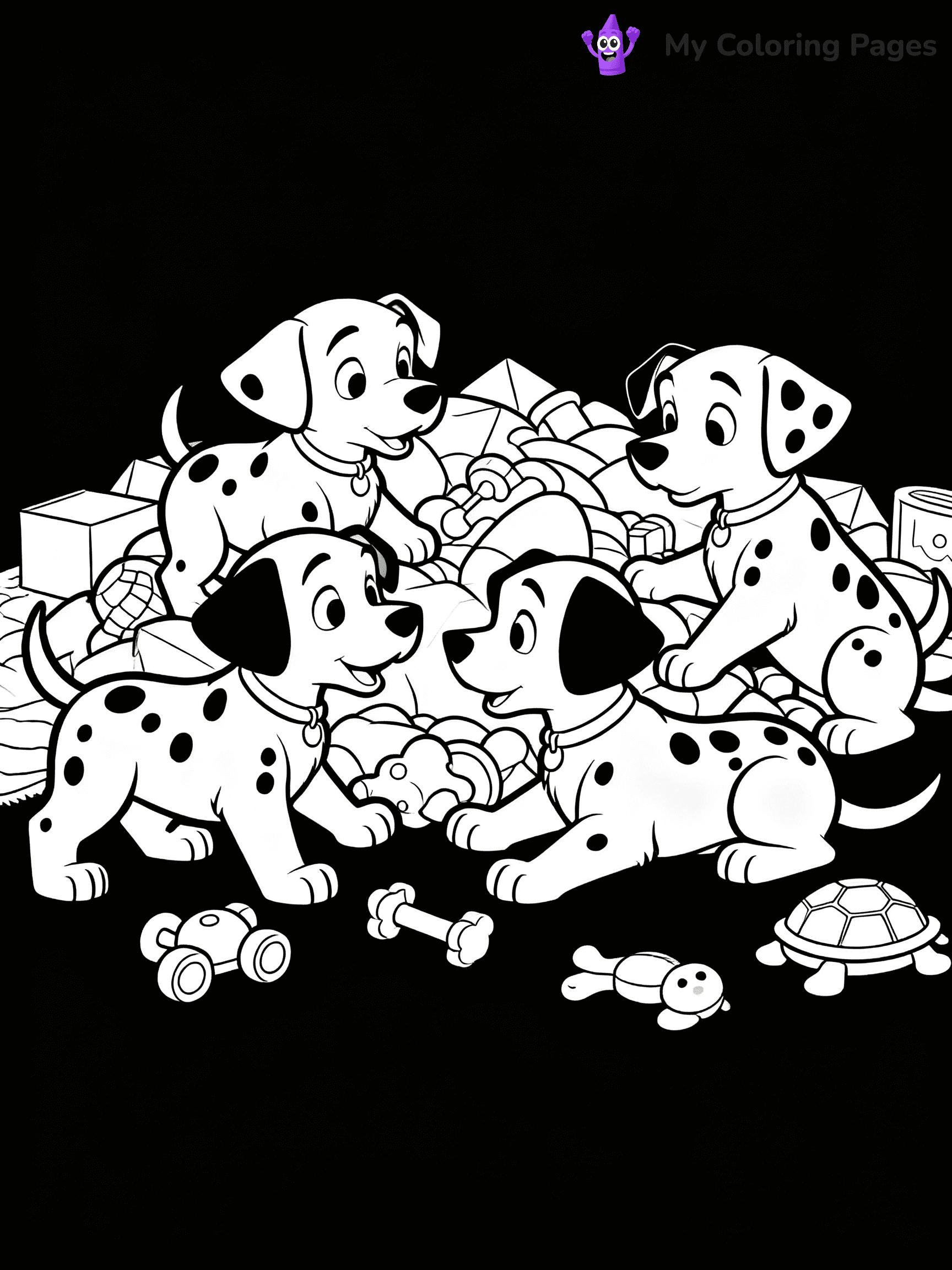 101 Dalmatians Coloring Pages - 22