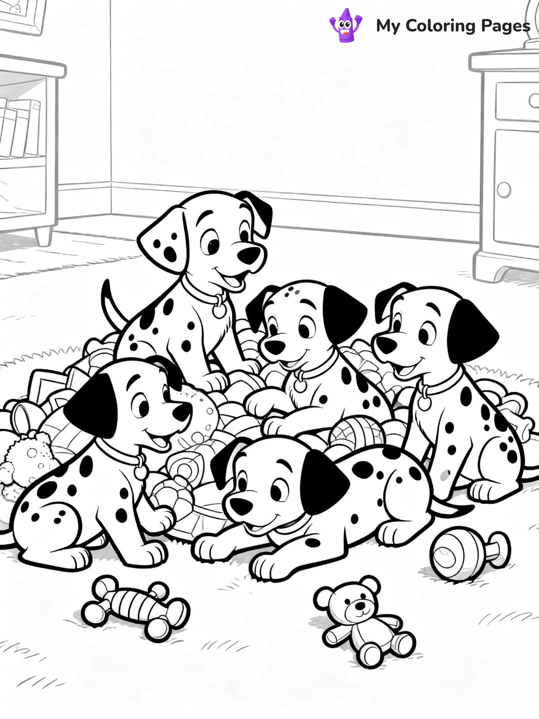 101 Dalmatians Coloring Pages - 21