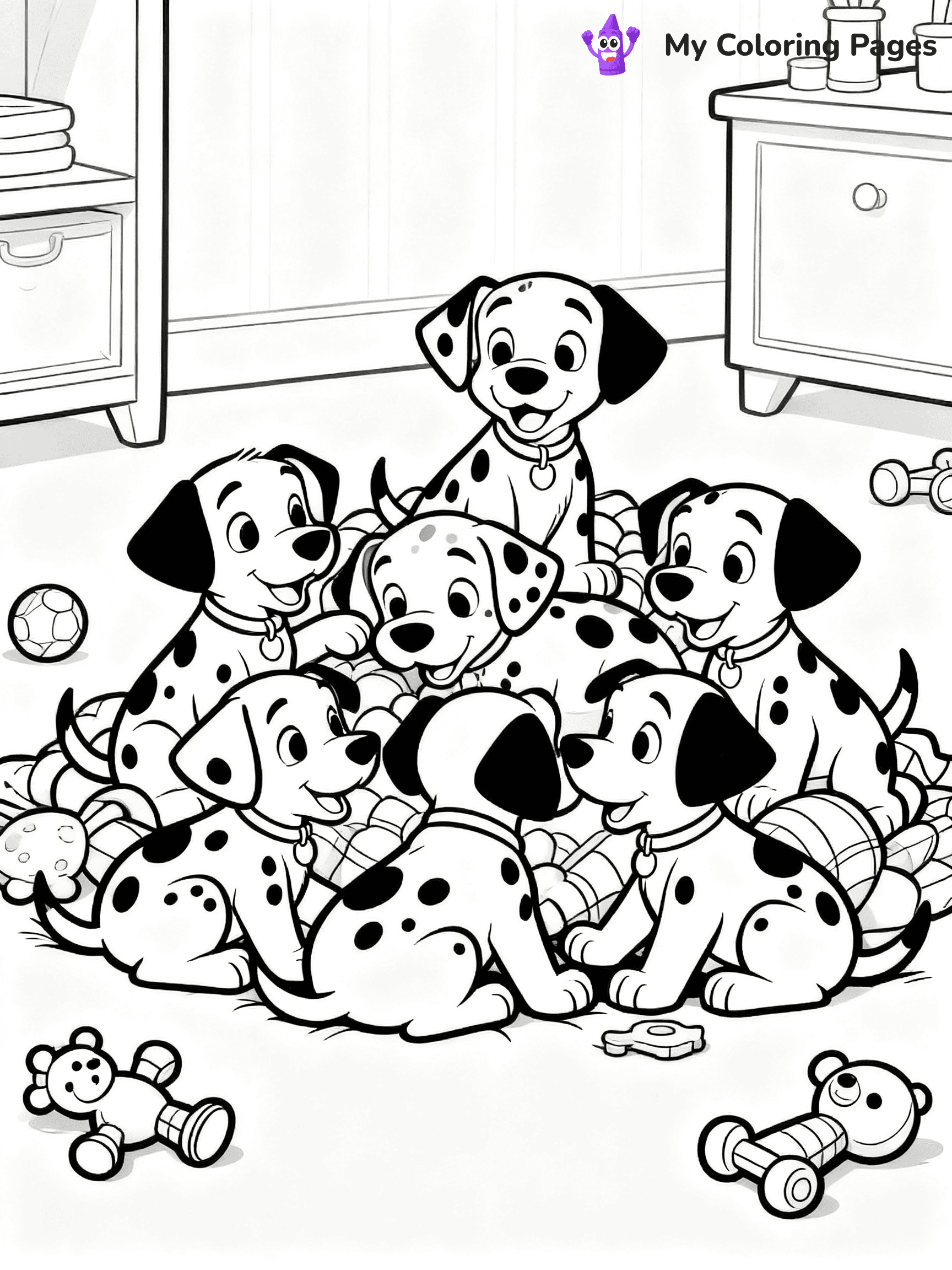 101 Dalmatians Coloring Pages - 19