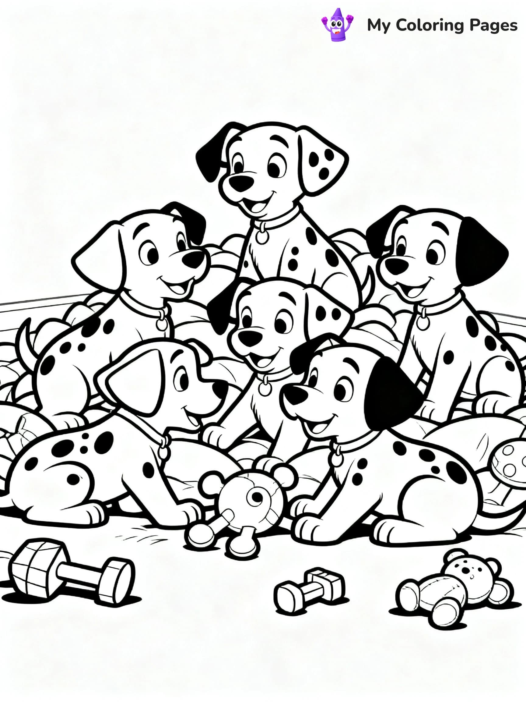 101 Dalmatians Coloring Pages - 18