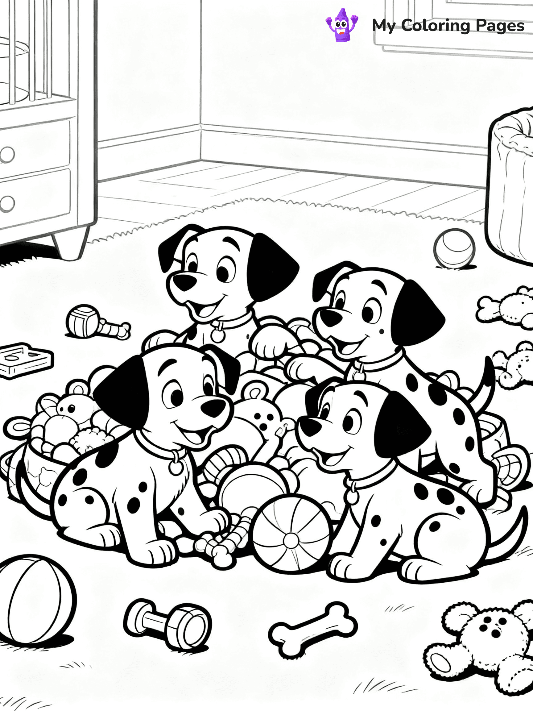 101 Dalmatians Coloring Pages - 16