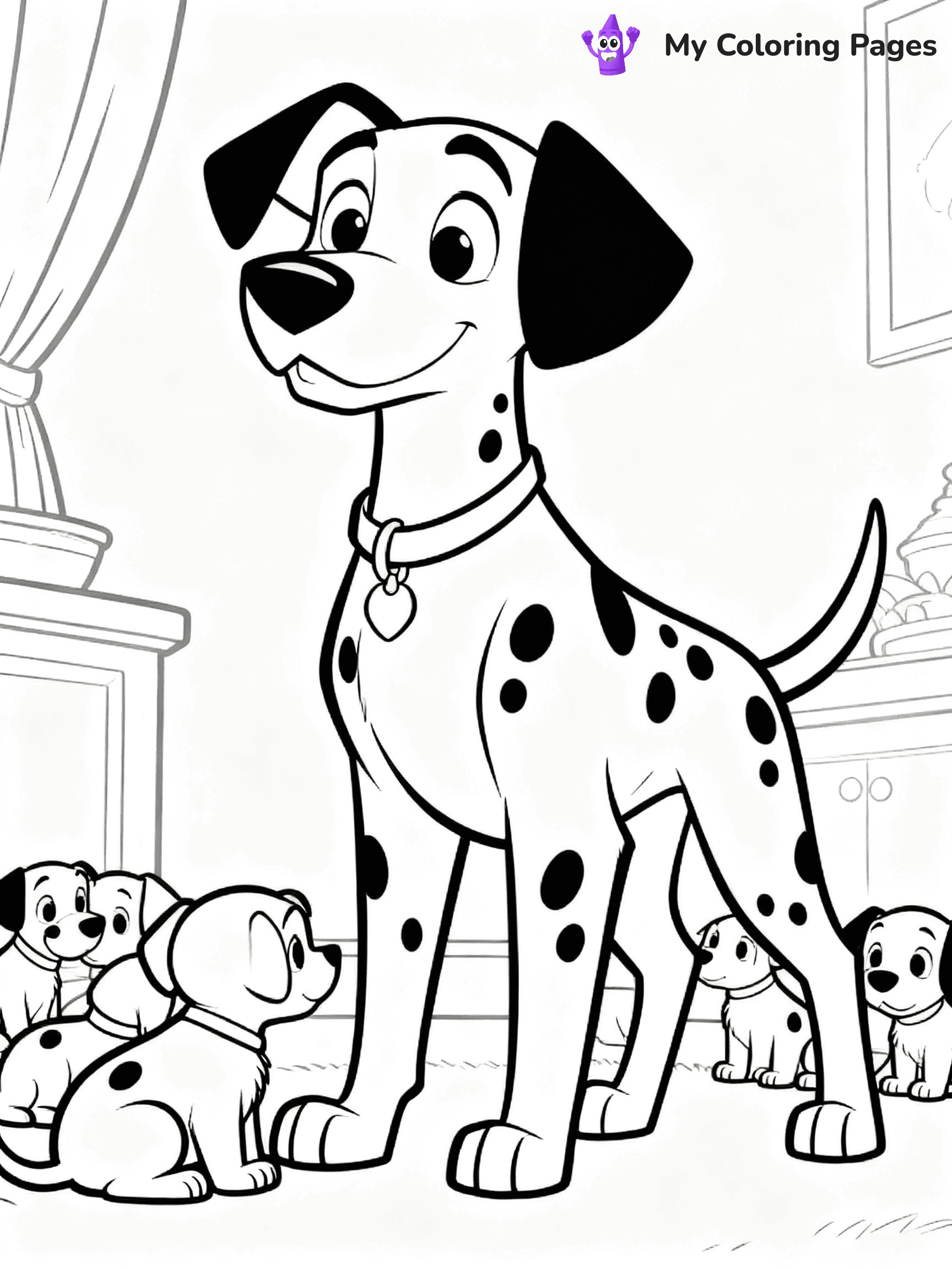 101 Dalmatians Coloring Pages - 14