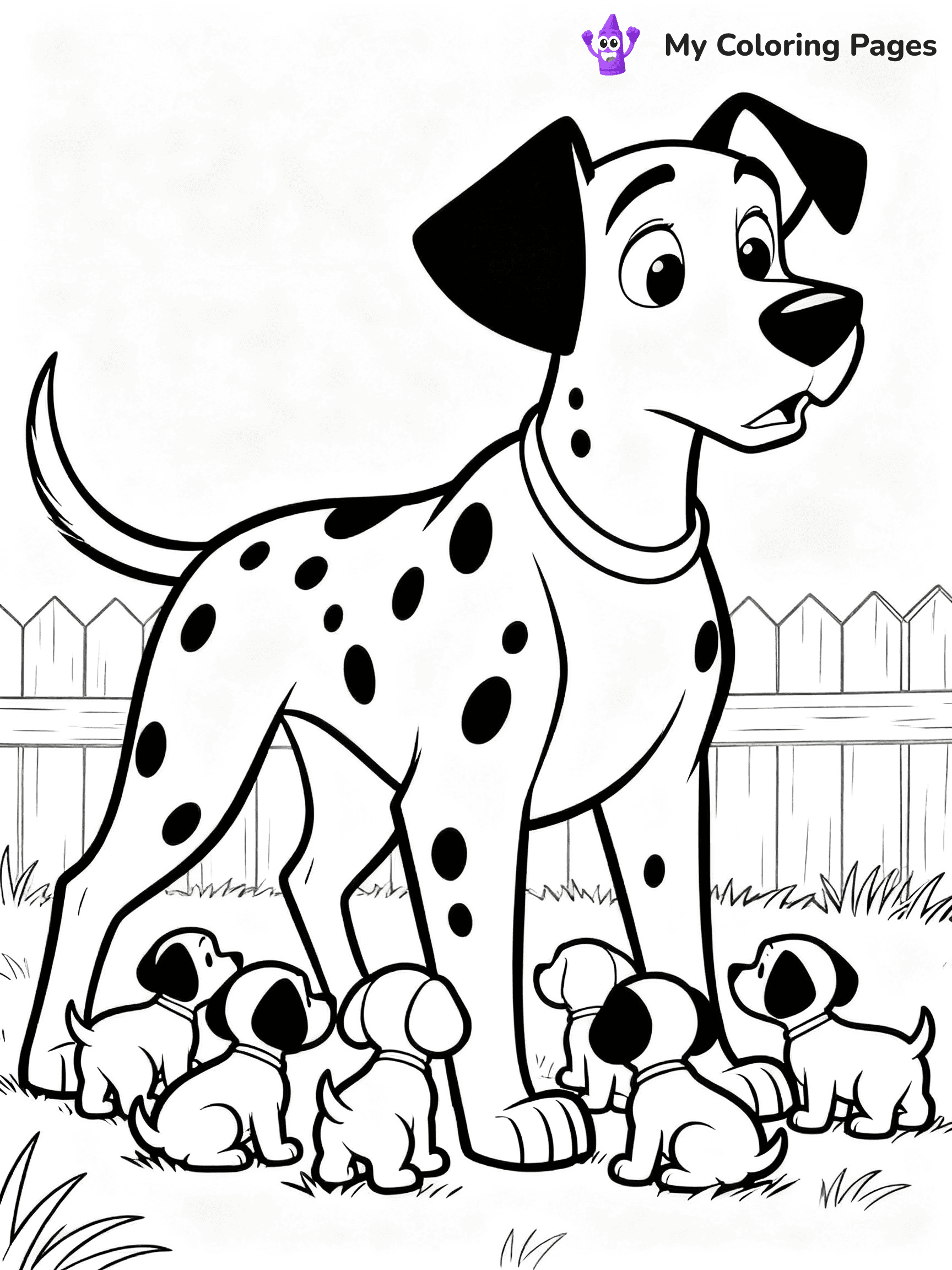 101 Dalmatians Coloring Pages - 10