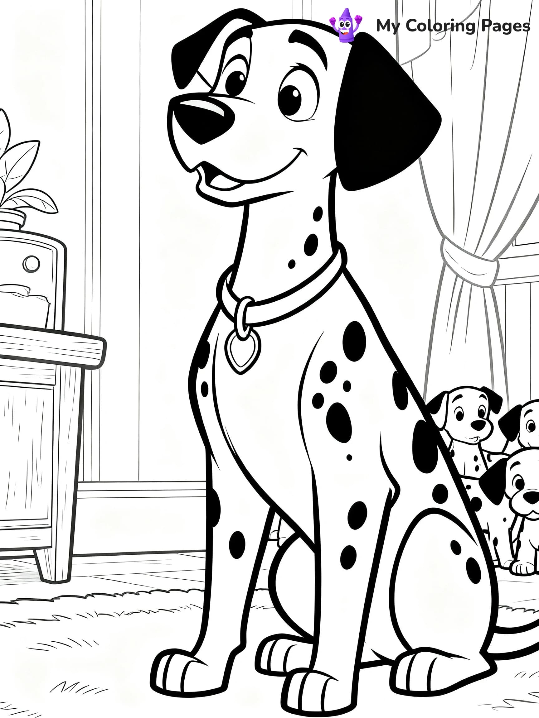 101 Dalmatians Coloring Pages - 9