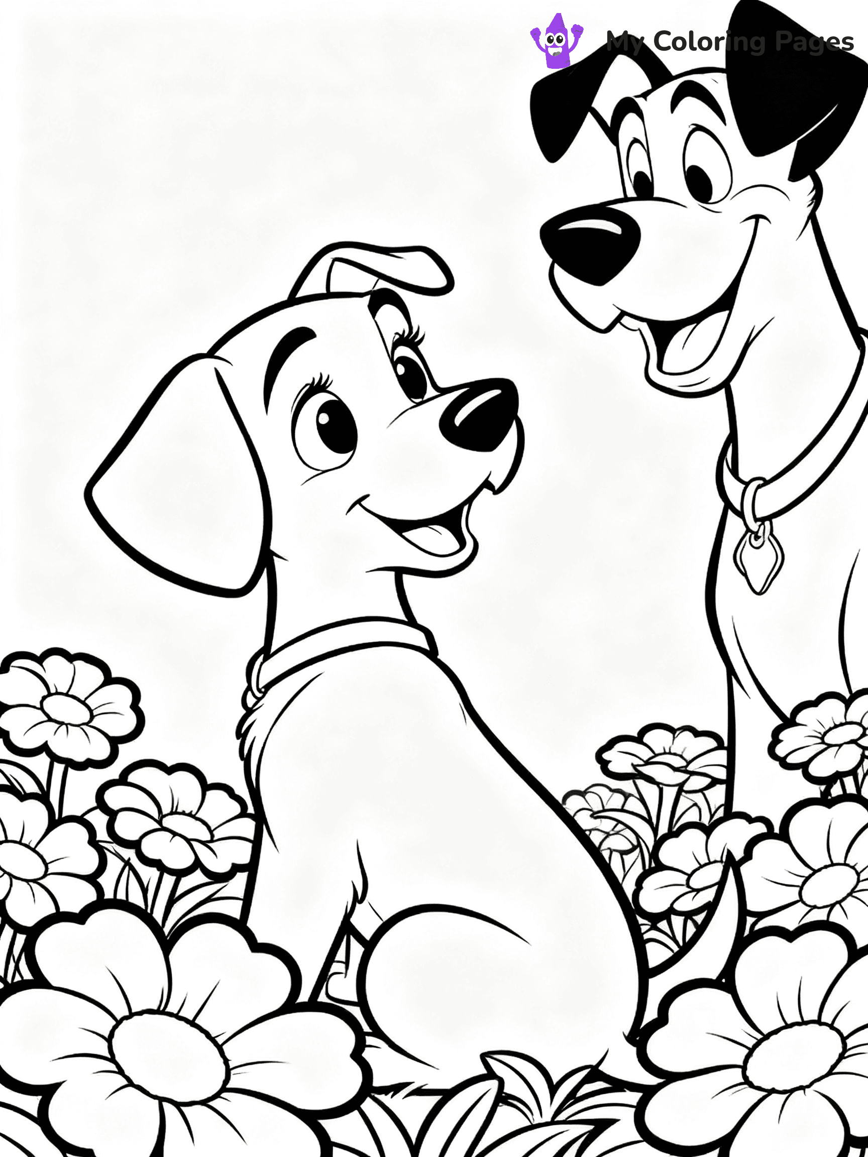 101 Dalmatians Coloring Pages - 4