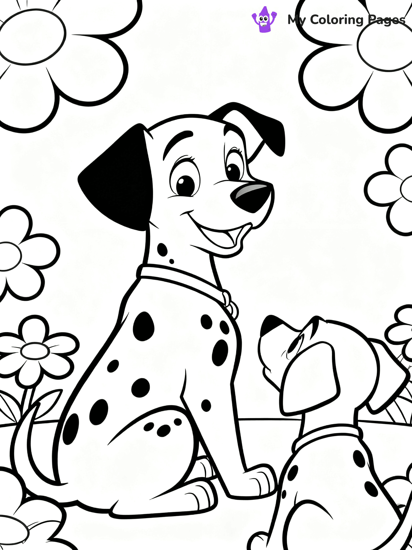 101 Dalmatians Coloring Pages - 1