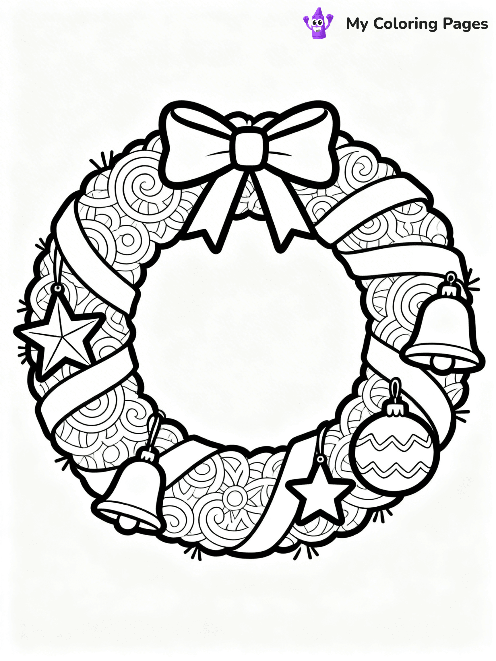 Adult Christmas Coloring Pages - 34