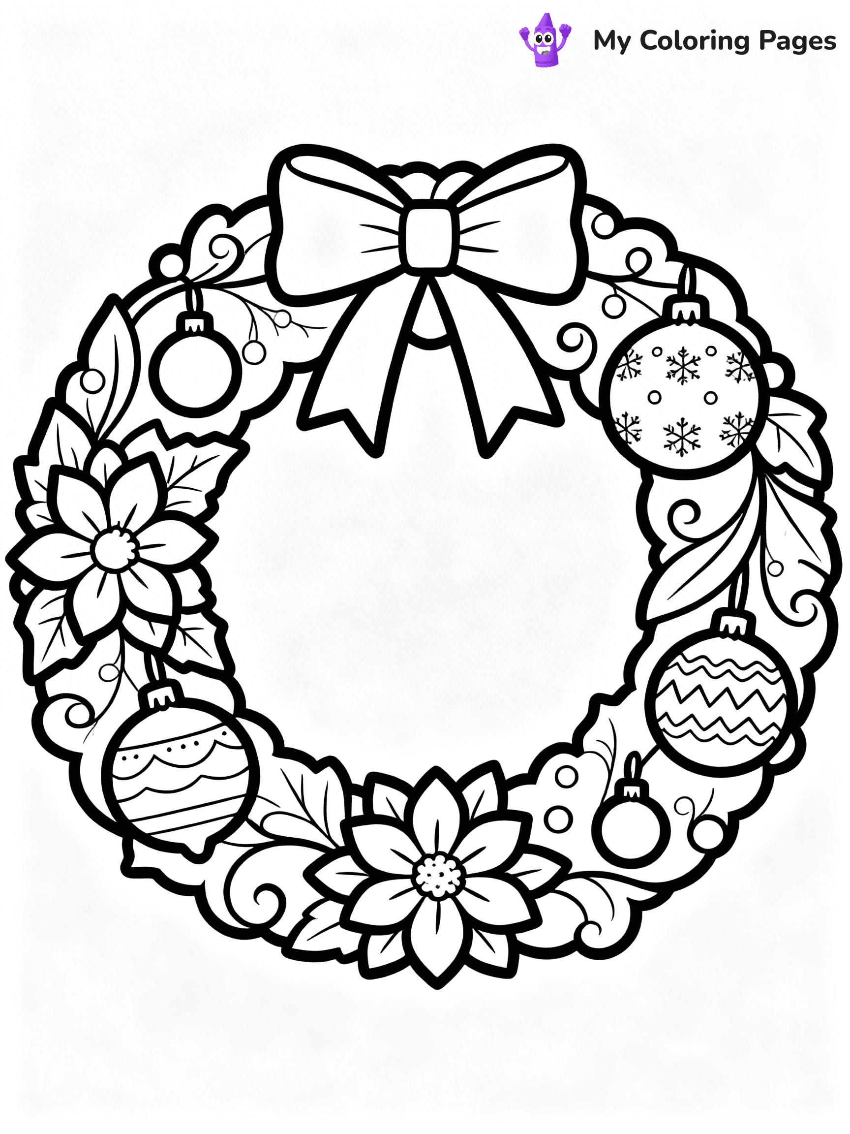 Adult Christmas Coloring Pages - 33