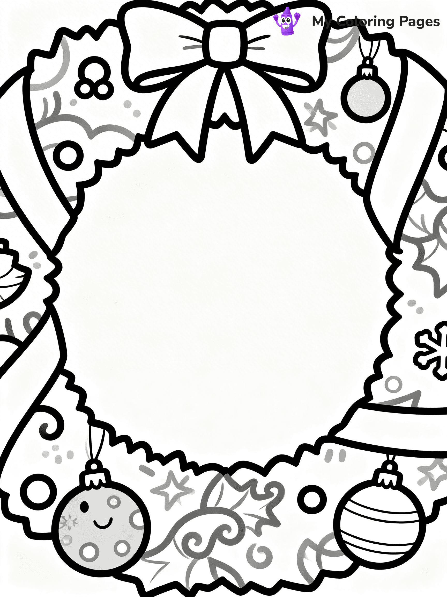 Adult Christmas Coloring Pages - 32