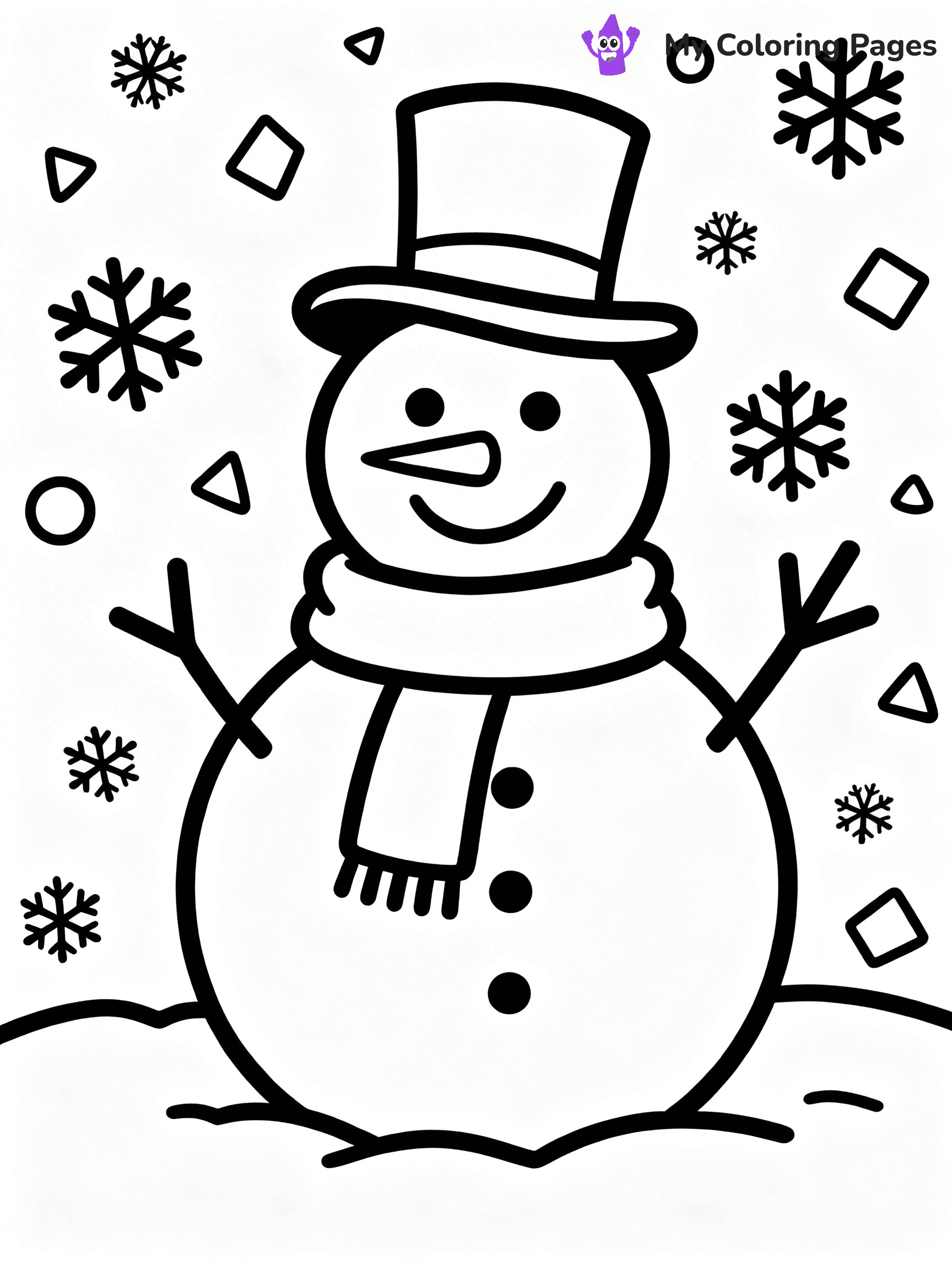 Adult Christmas Coloring Pages - 28