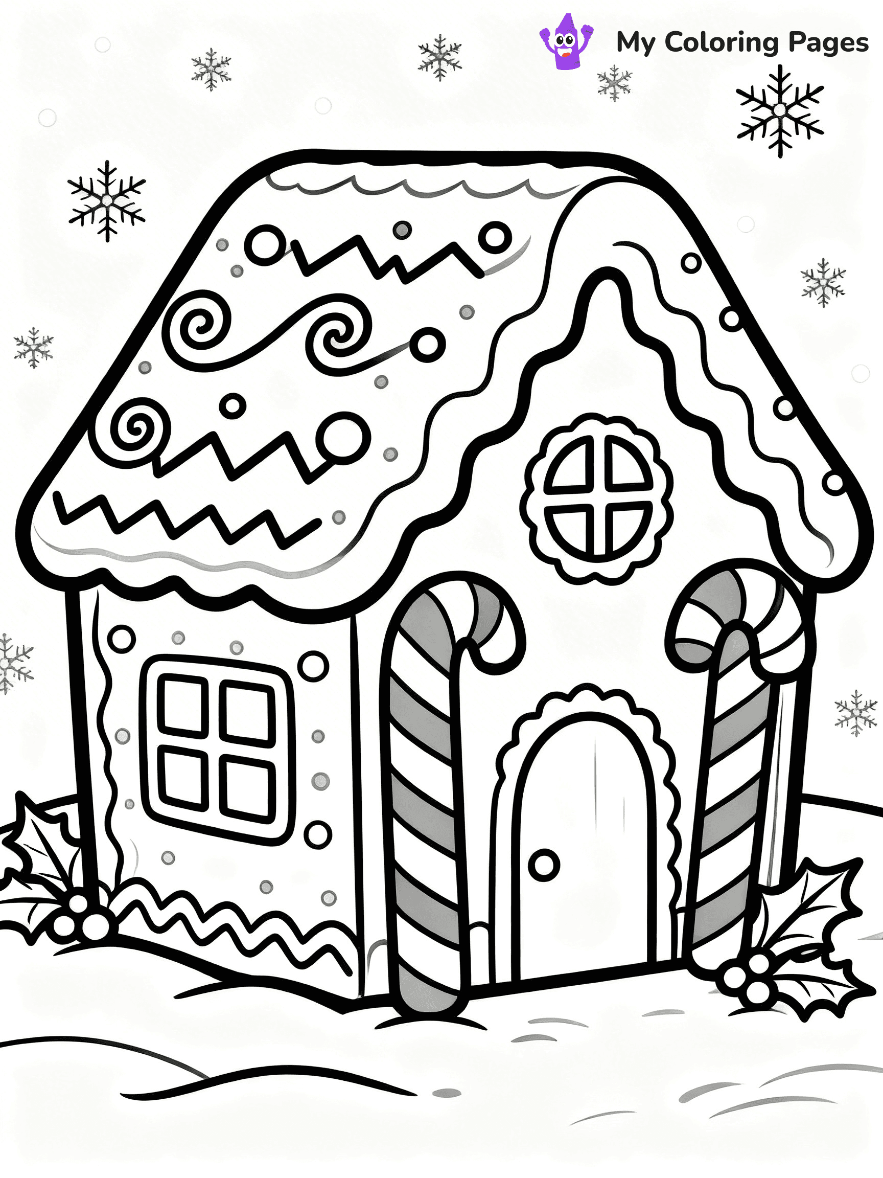 Adult Christmas Coloring Pages - 17
