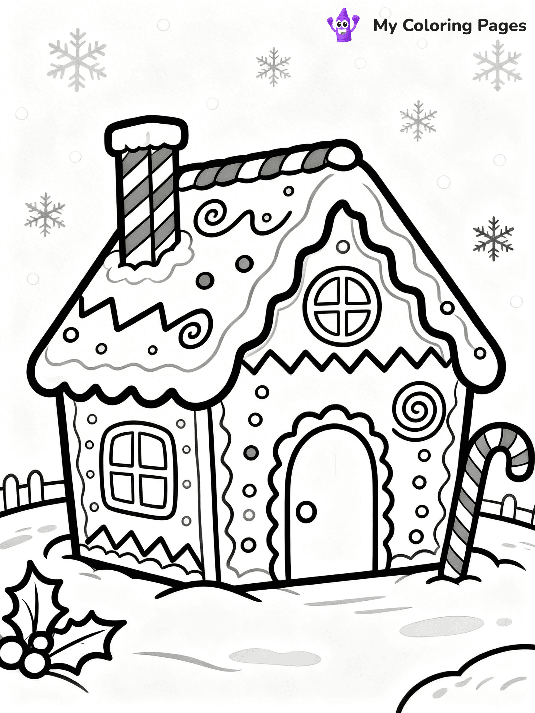 Adult Christmas Coloring Pages - 16