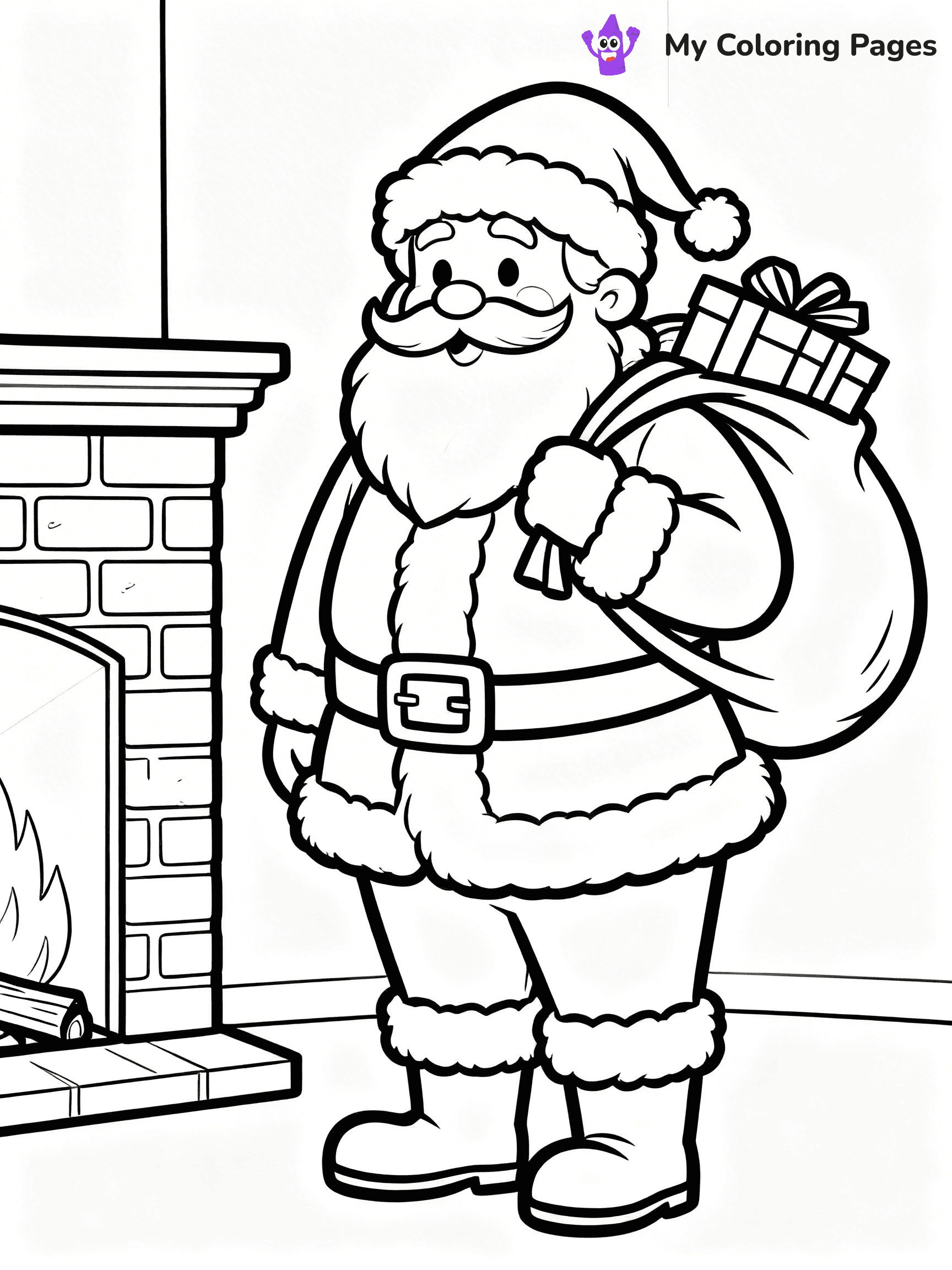 Adult Christmas Coloring Pages - 10