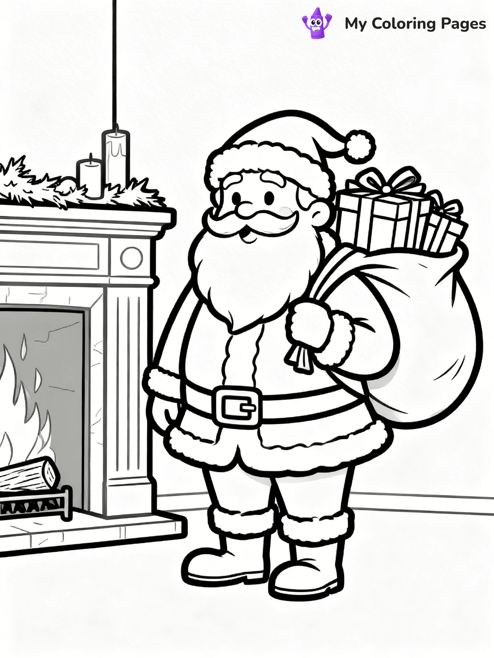 Adult Christmas Coloring Pages - 9