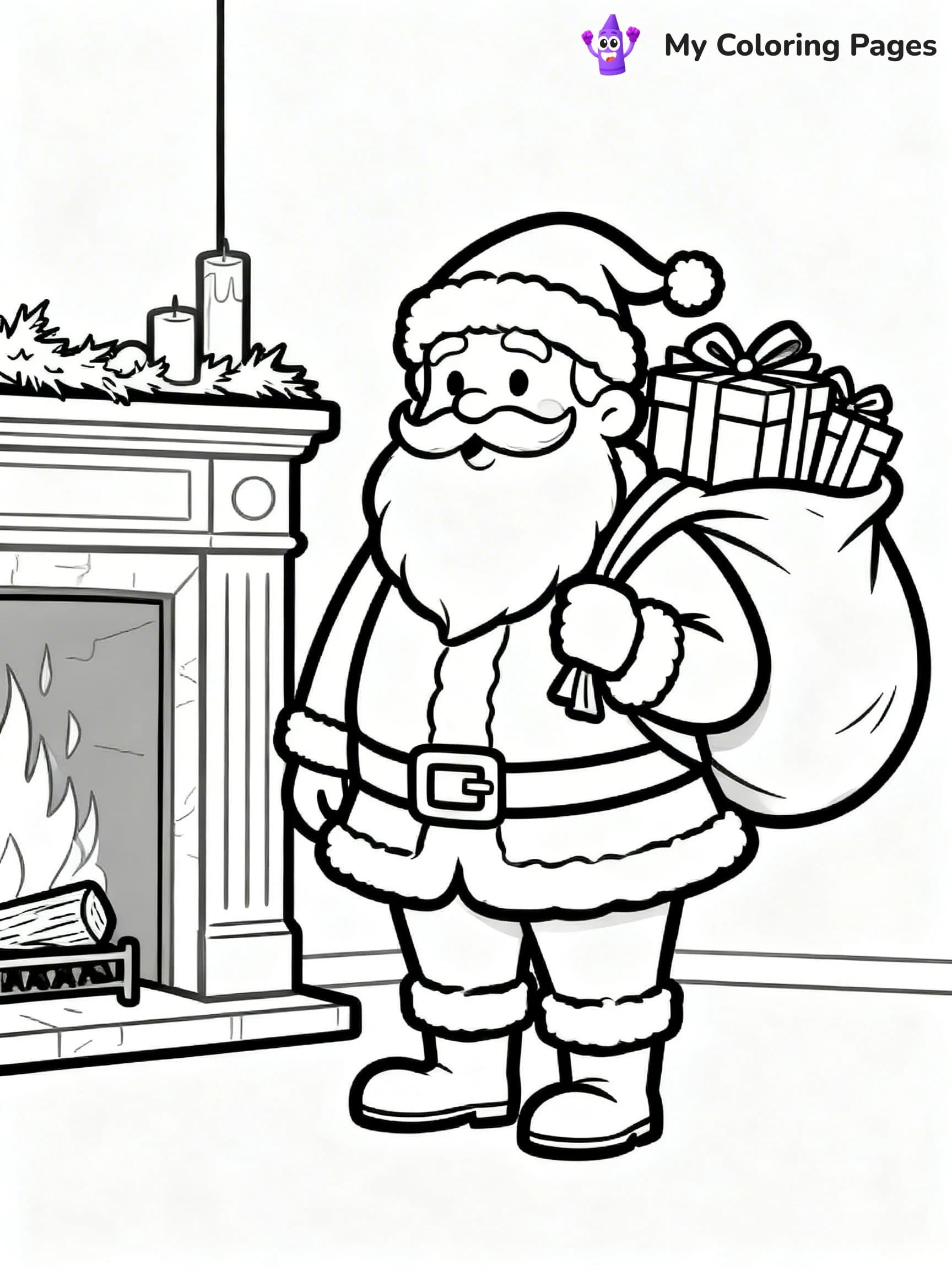 Adult Christmas Coloring Pages - 9