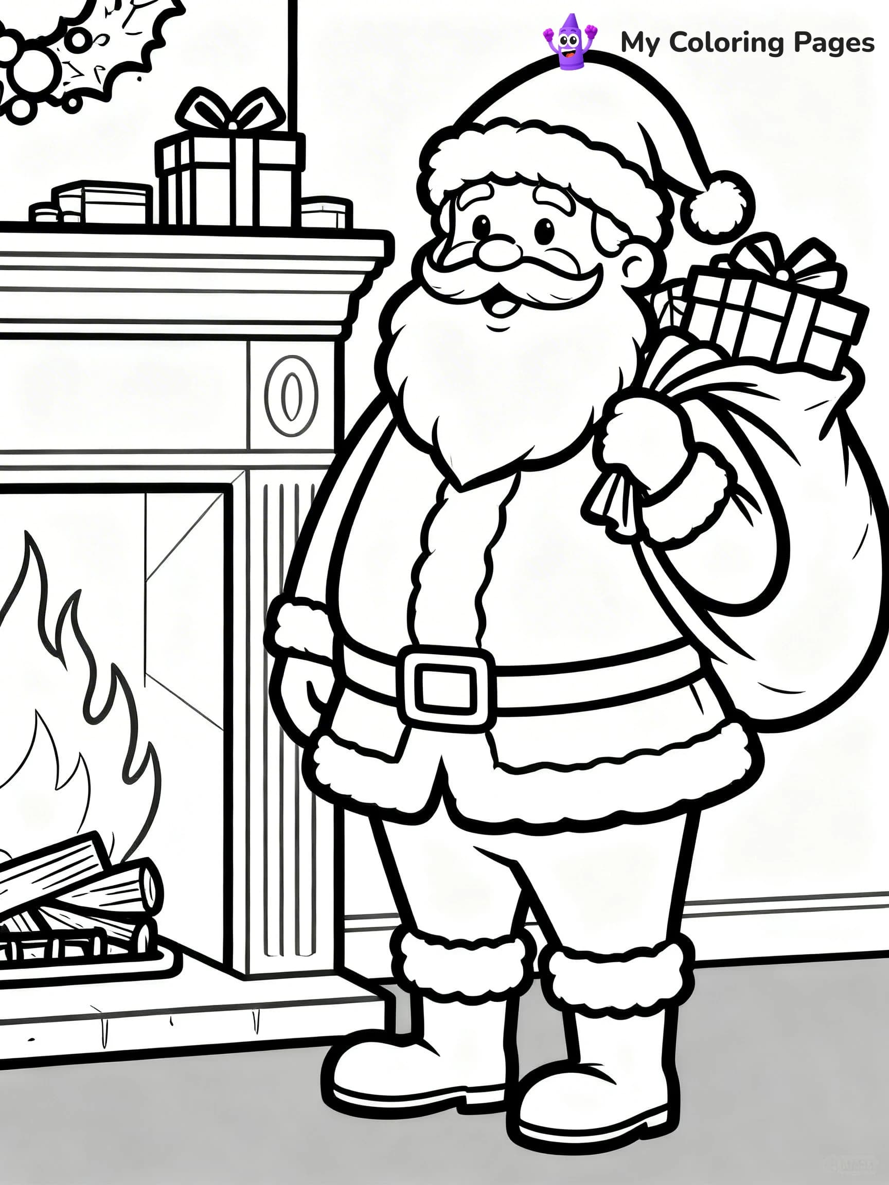 Adult Christmas Coloring Pages - 8