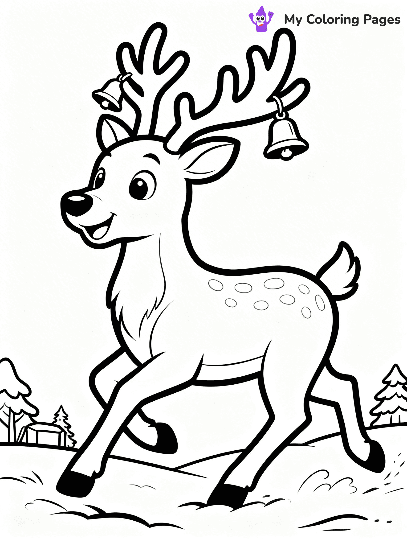 Adult Christmas Coloring Pages - 1